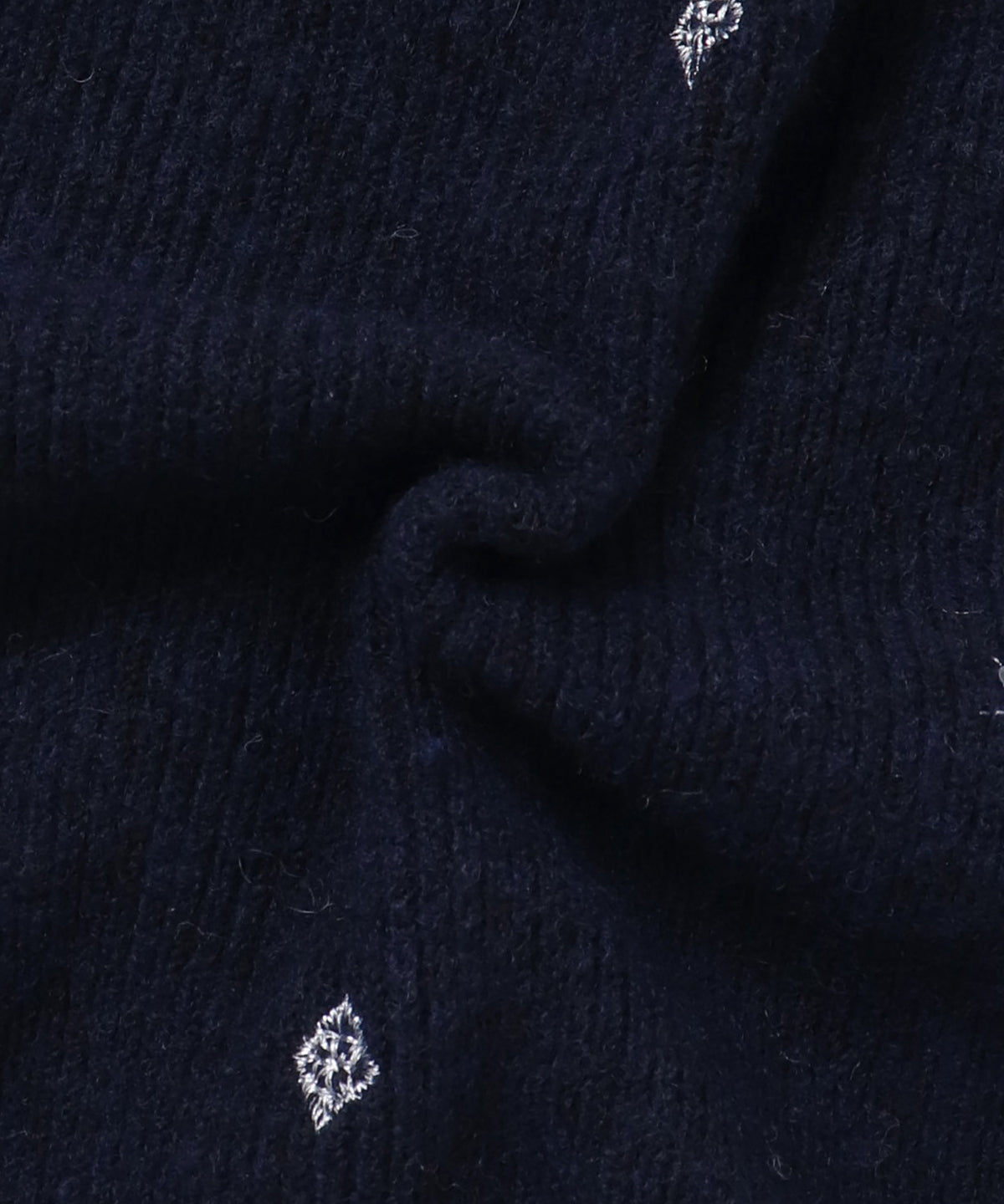 WOOL-BLEND EMBROIDERED KNITTED CARDIGAN