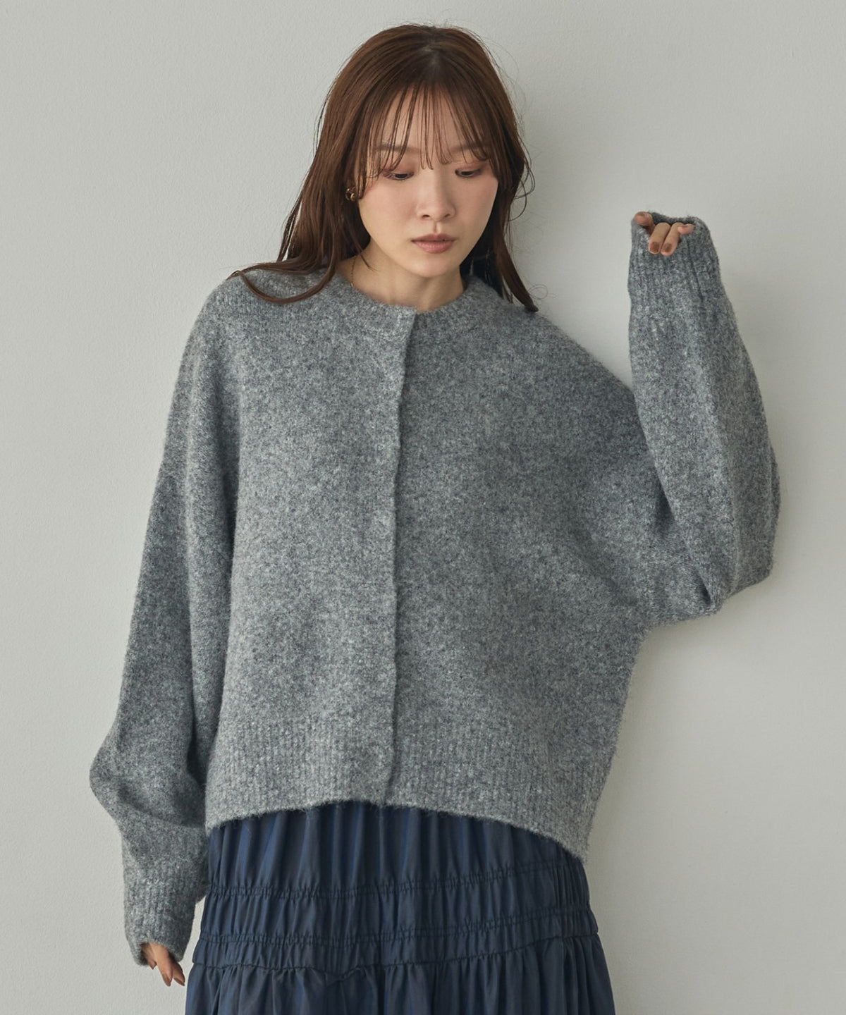 SHAGGY KNIT CARDIGAN