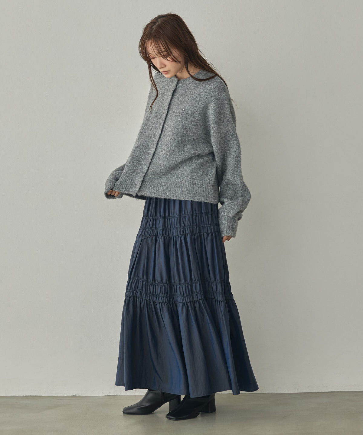 SHAGGY KNIT CARDIGAN