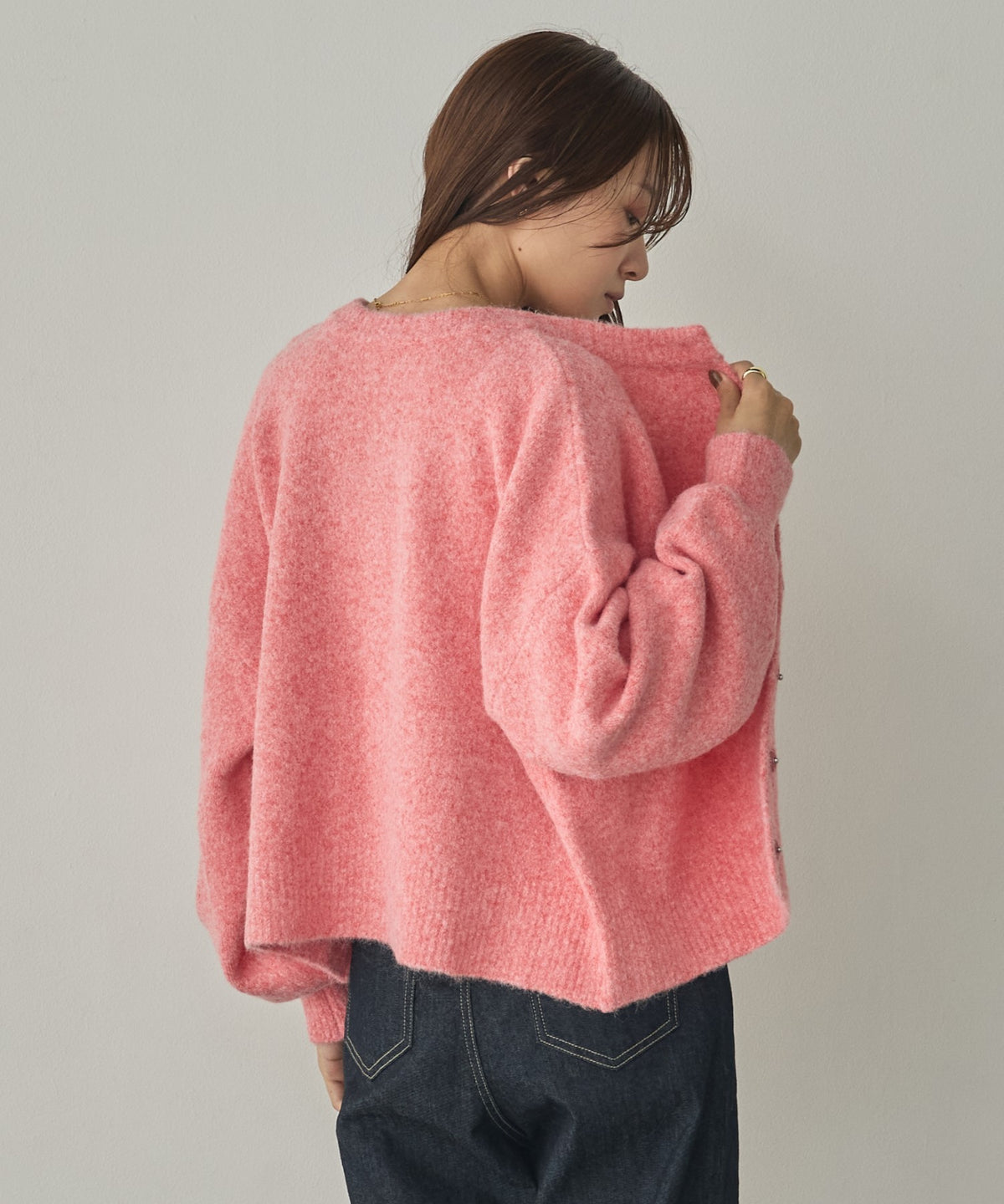 SHAGGY KNIT CARDIGAN