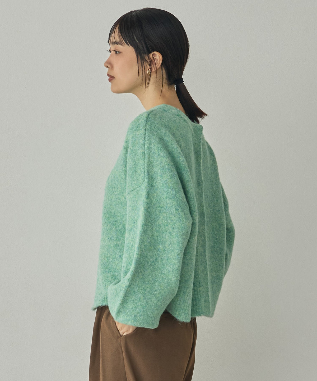 SHAGGY KNIT CARDIGAN