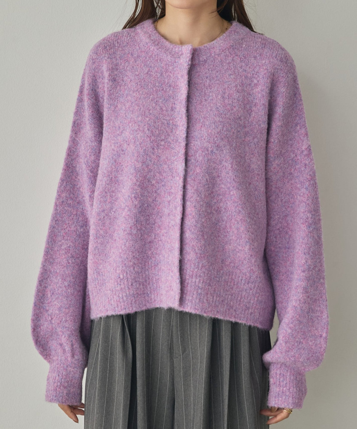 SHAGGY KNIT CARDIGAN