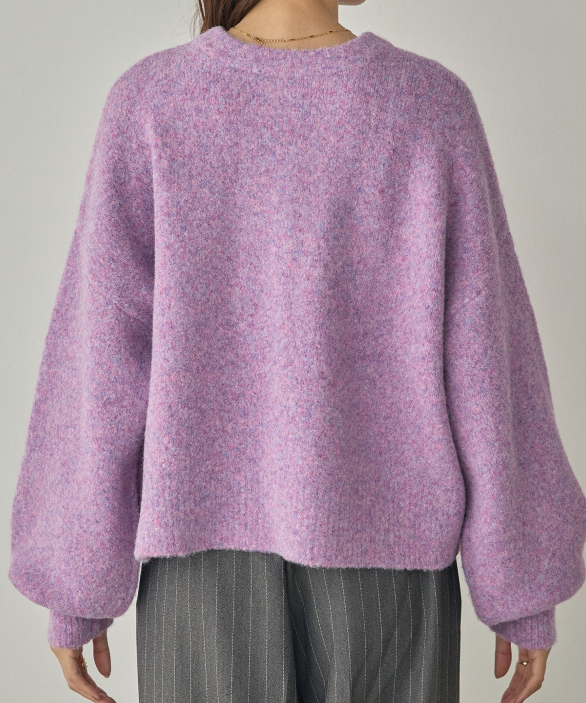 SHAGGY KNIT CARDIGAN
