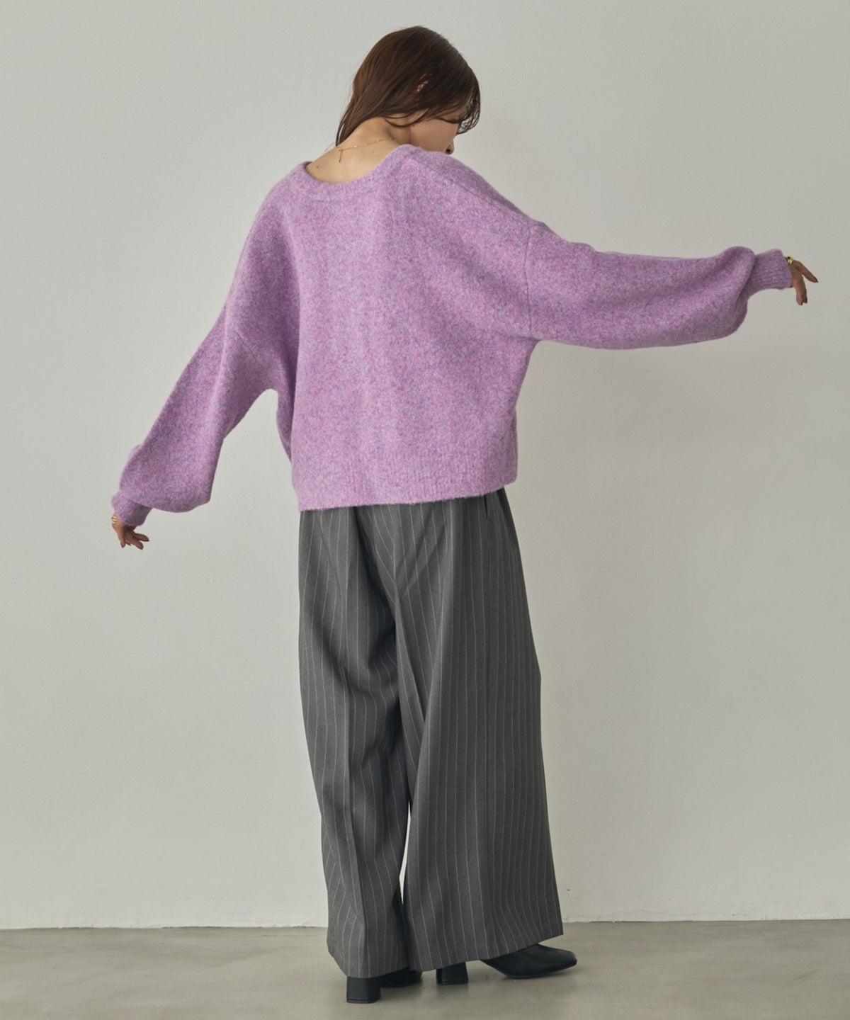 SHAGGY KNIT CARDIGAN
