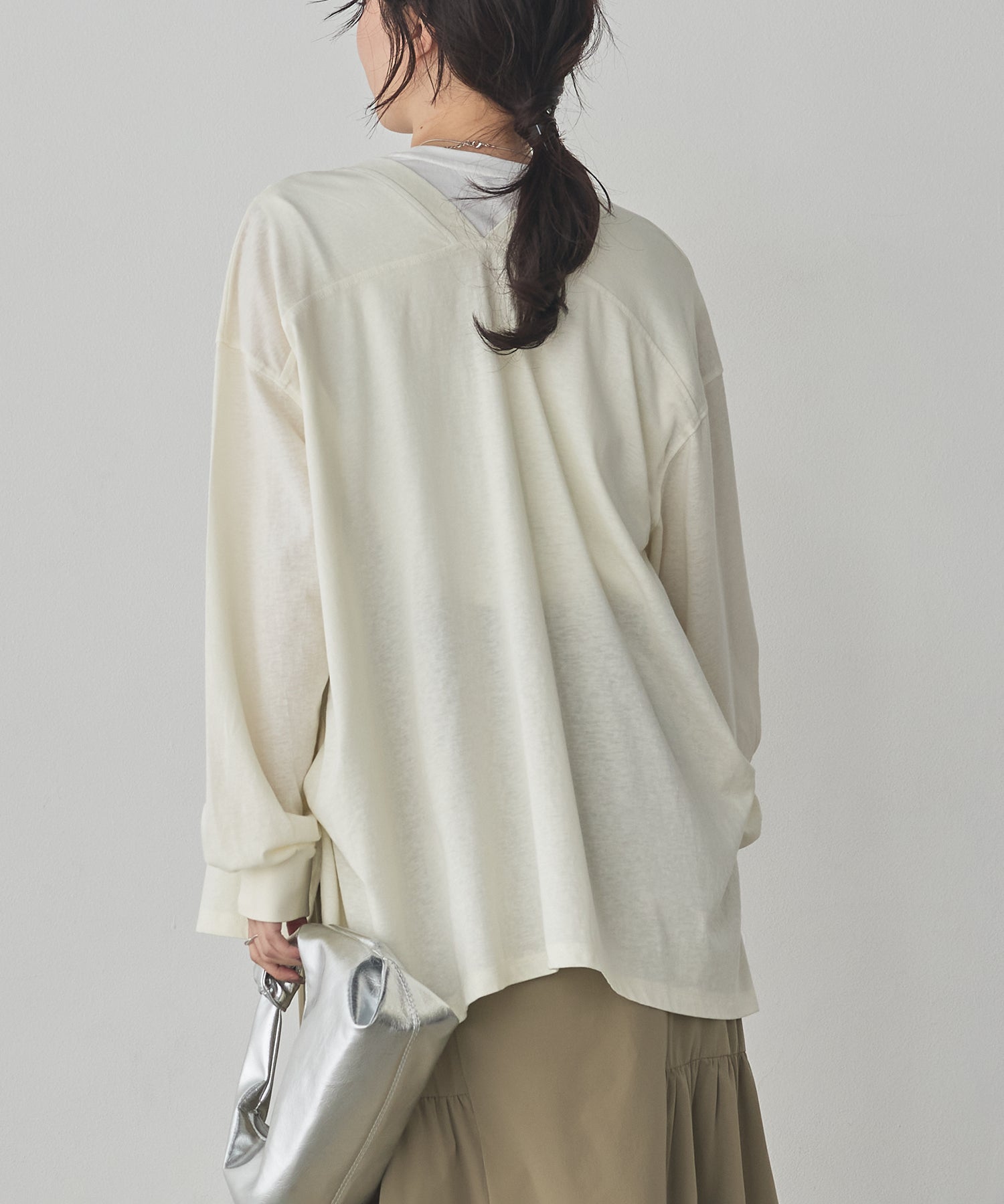 VINTAGE SLUB DESIGN CARDIGAN