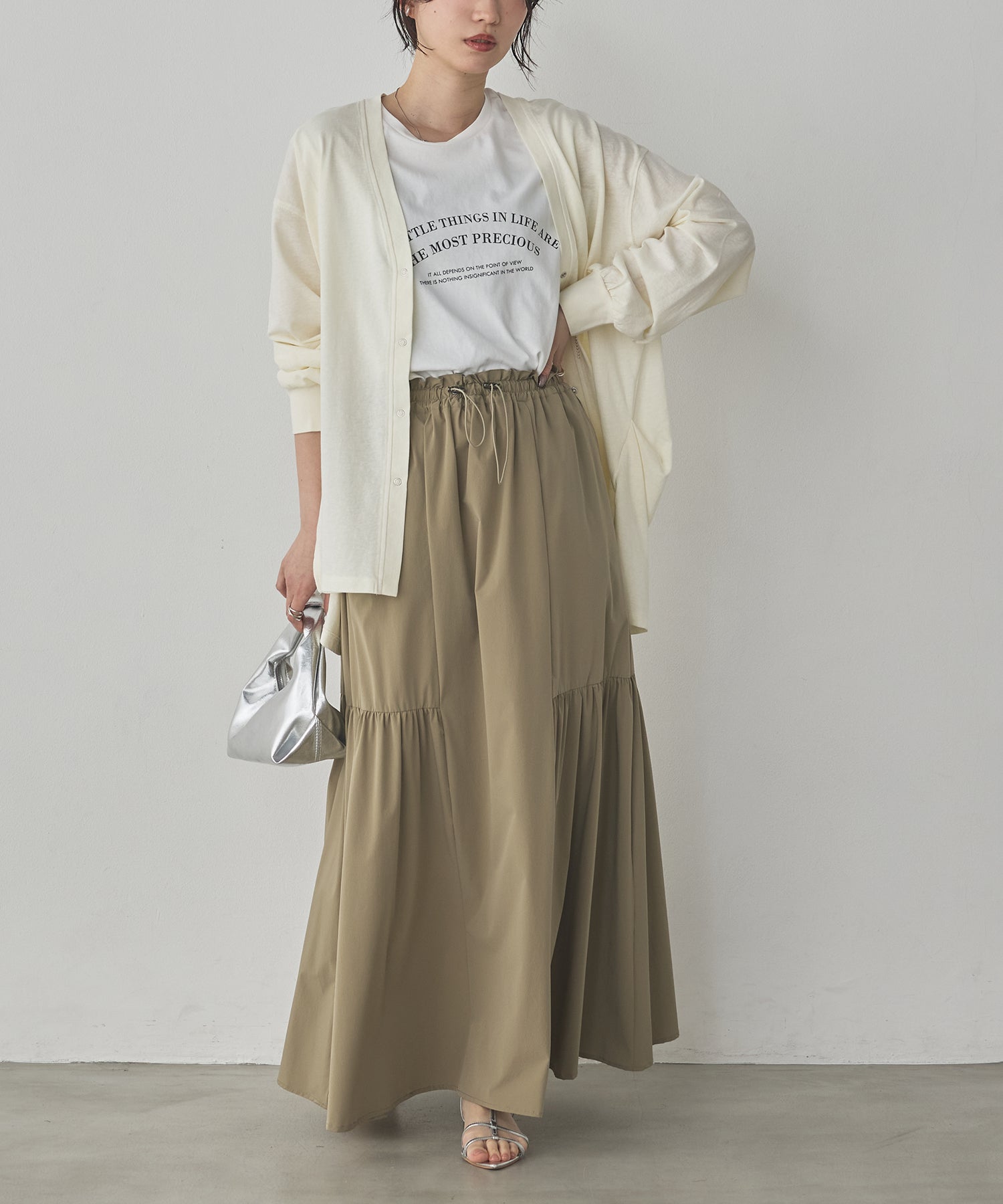 VINTAGE SLUB DESIGN CARDIGAN