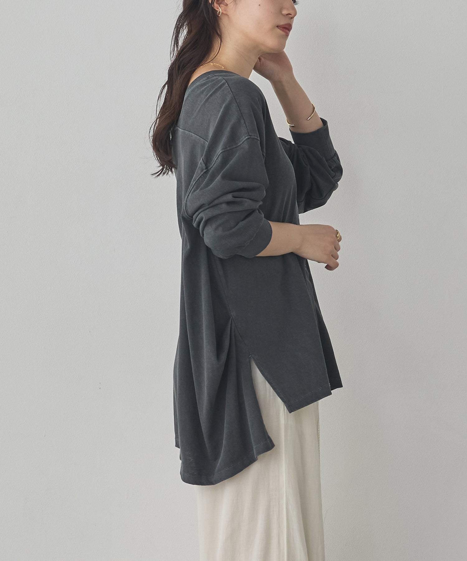 VINTAGE SLUB DESIGN CARDIGAN