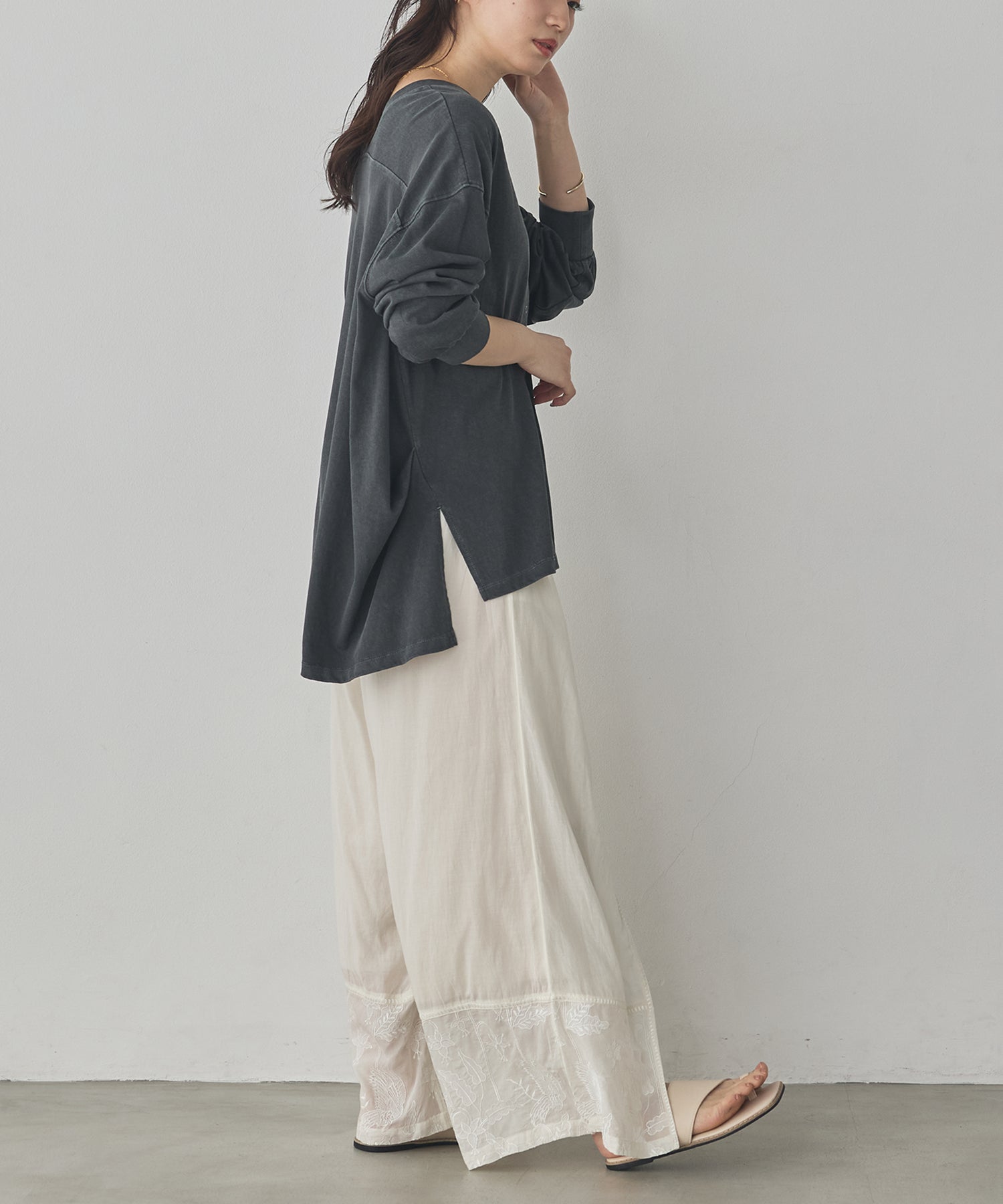 VINTAGE SLUB DESIGN CARDIGAN