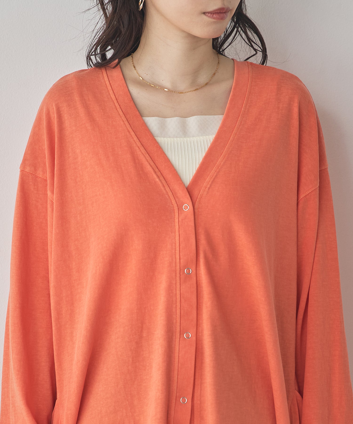 VINTAGE SLUB DESIGN CARDIGAN