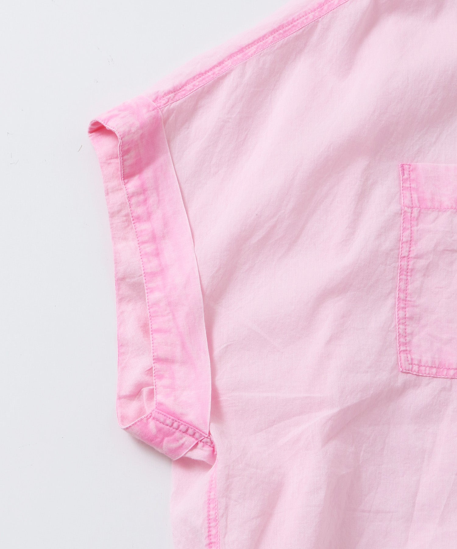 コットンボイル 半袖シャツ