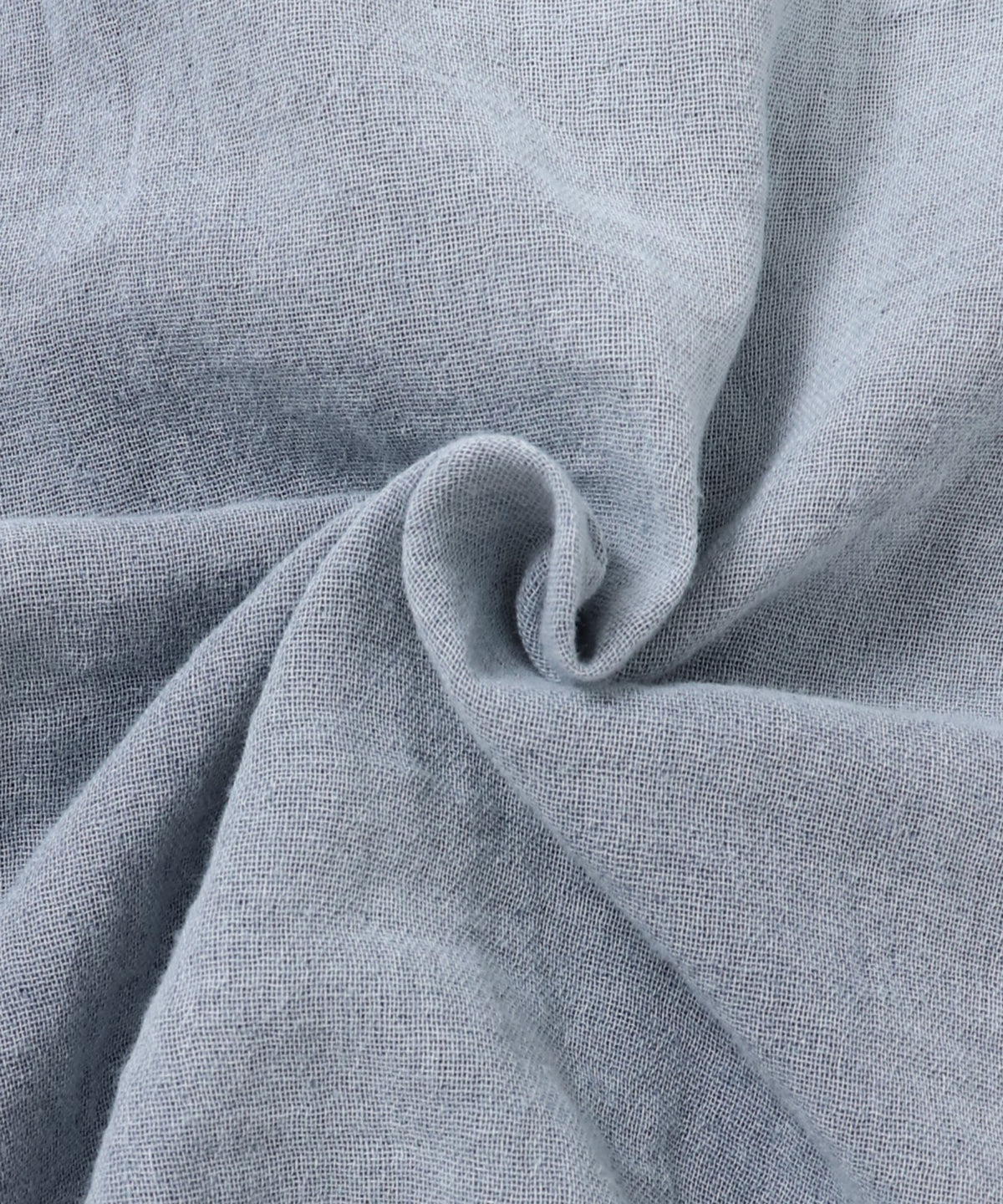 BAND-COLLAR DOUBLE-GAUZE SHIRT