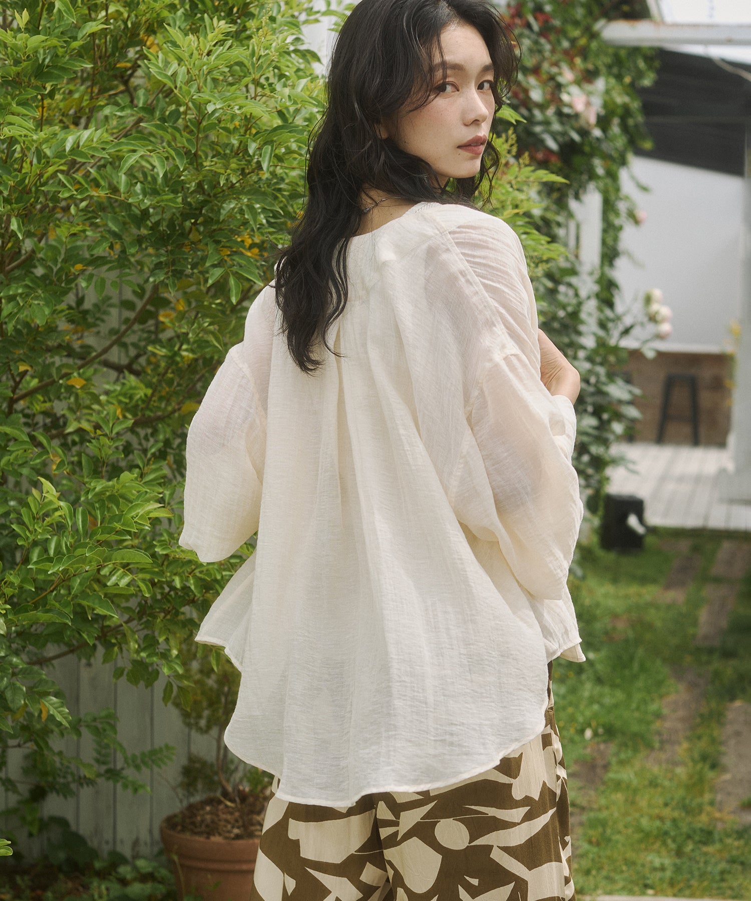 SHEER CARDIGAN