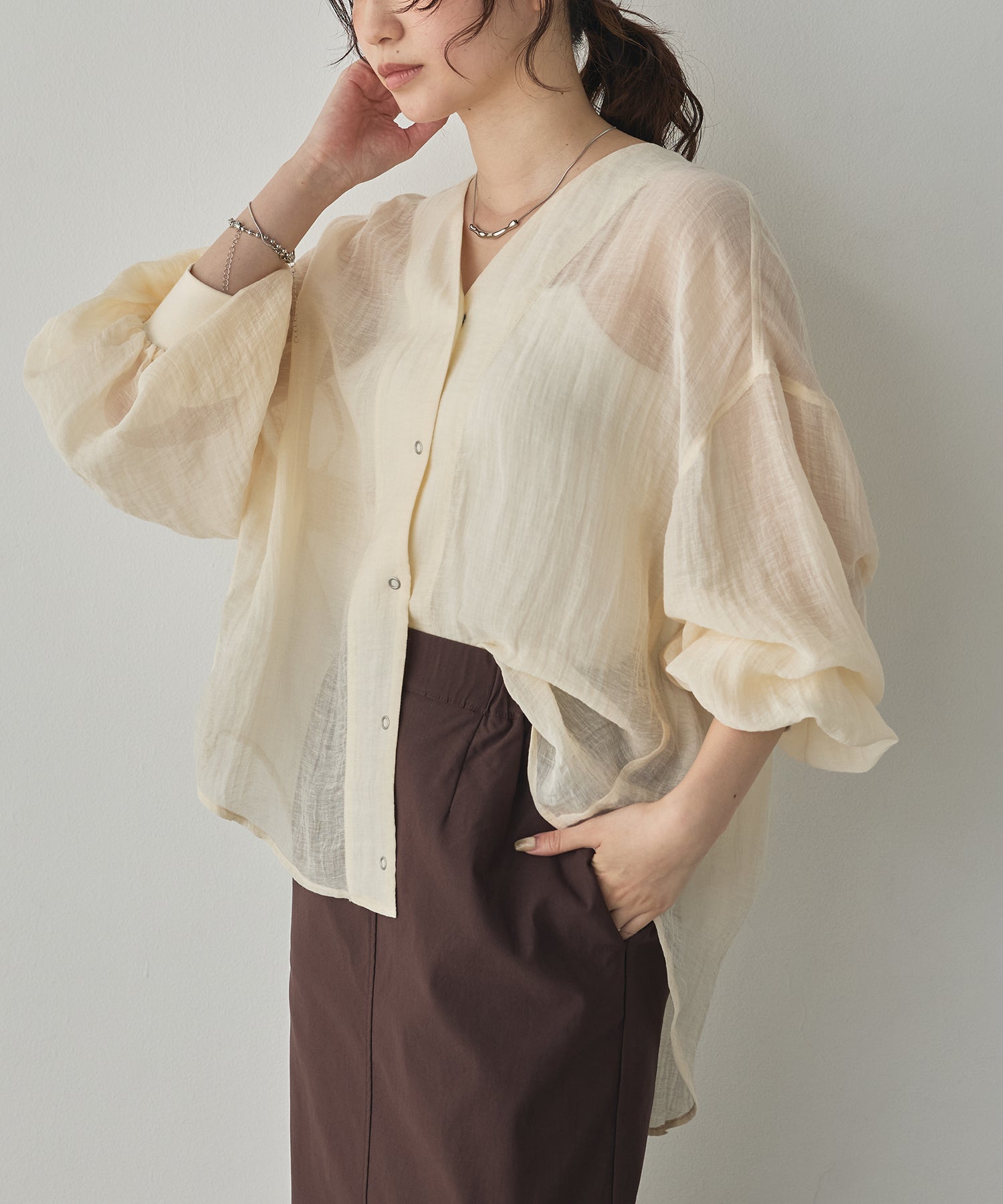 SHEER CARDIGAN