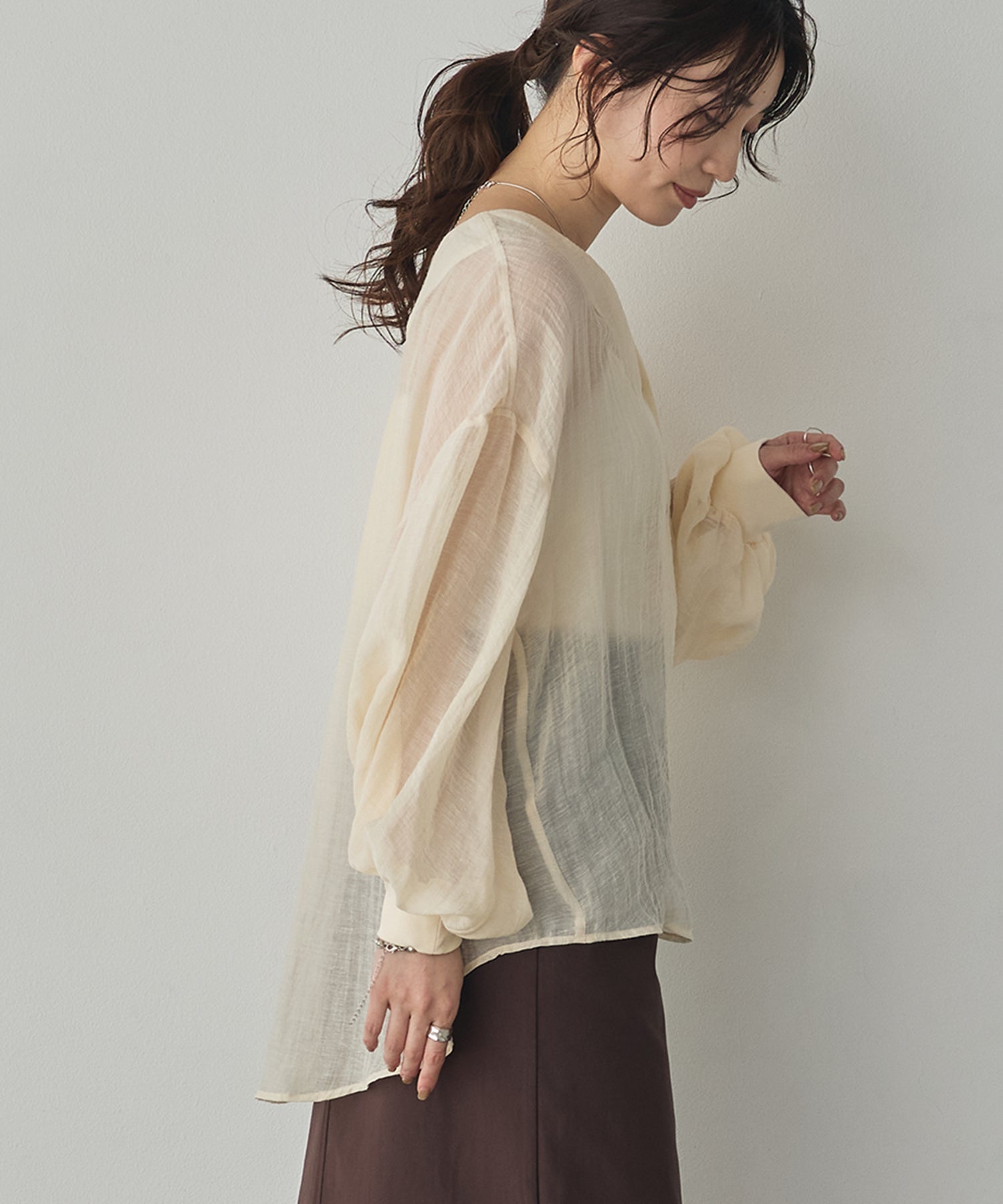SHEER CARDIGAN
