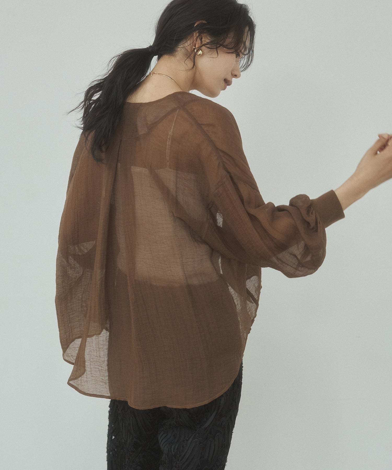 SHEER CARDIGAN