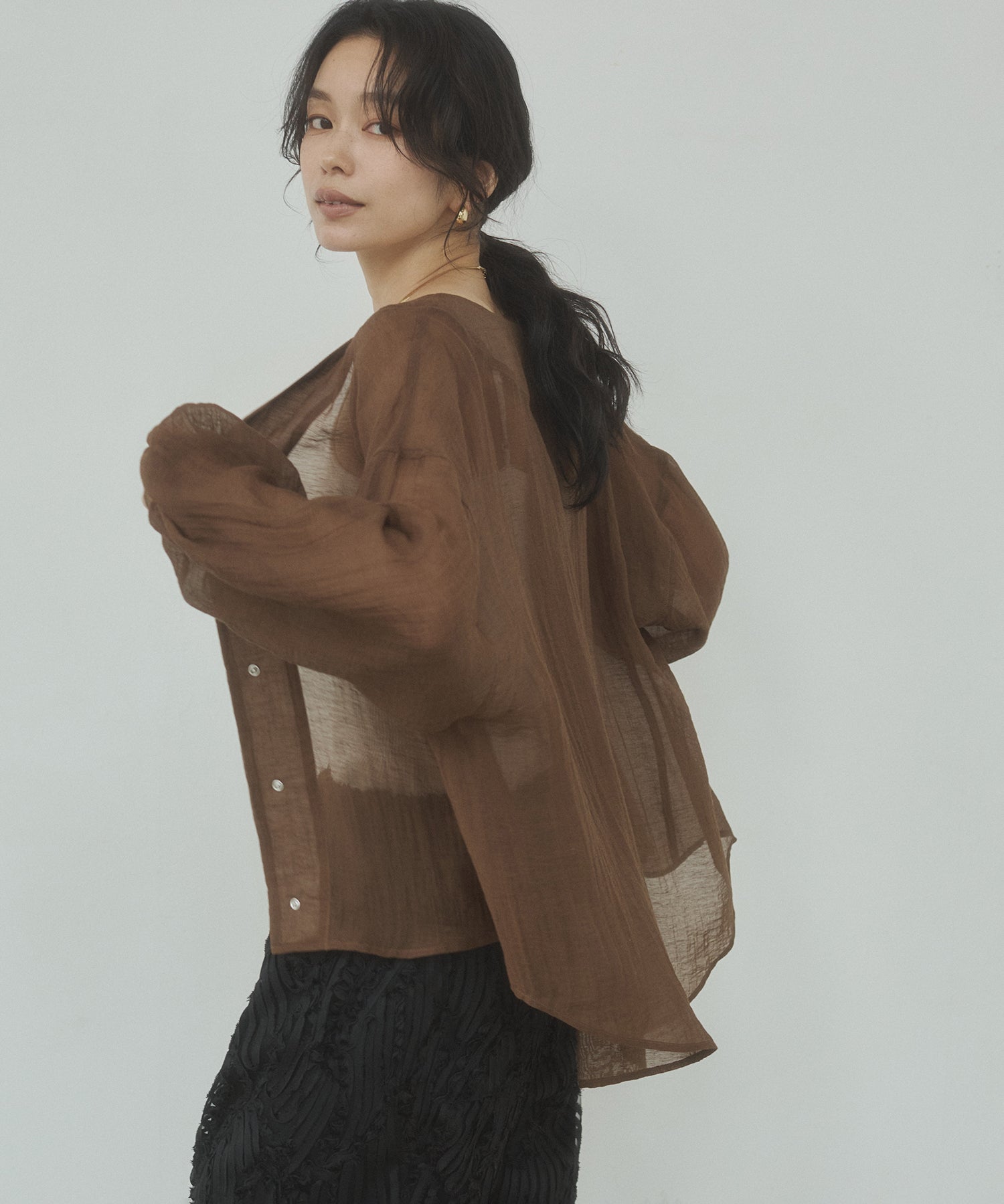 SHEER CARDIGAN