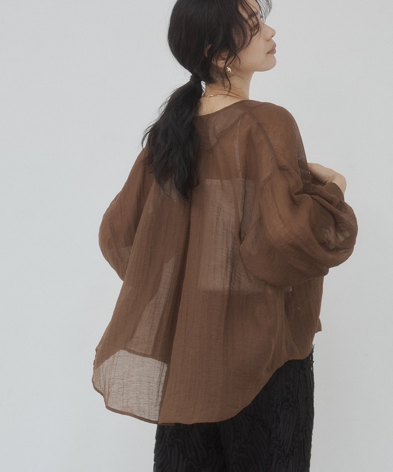 SHEER CARDIGAN