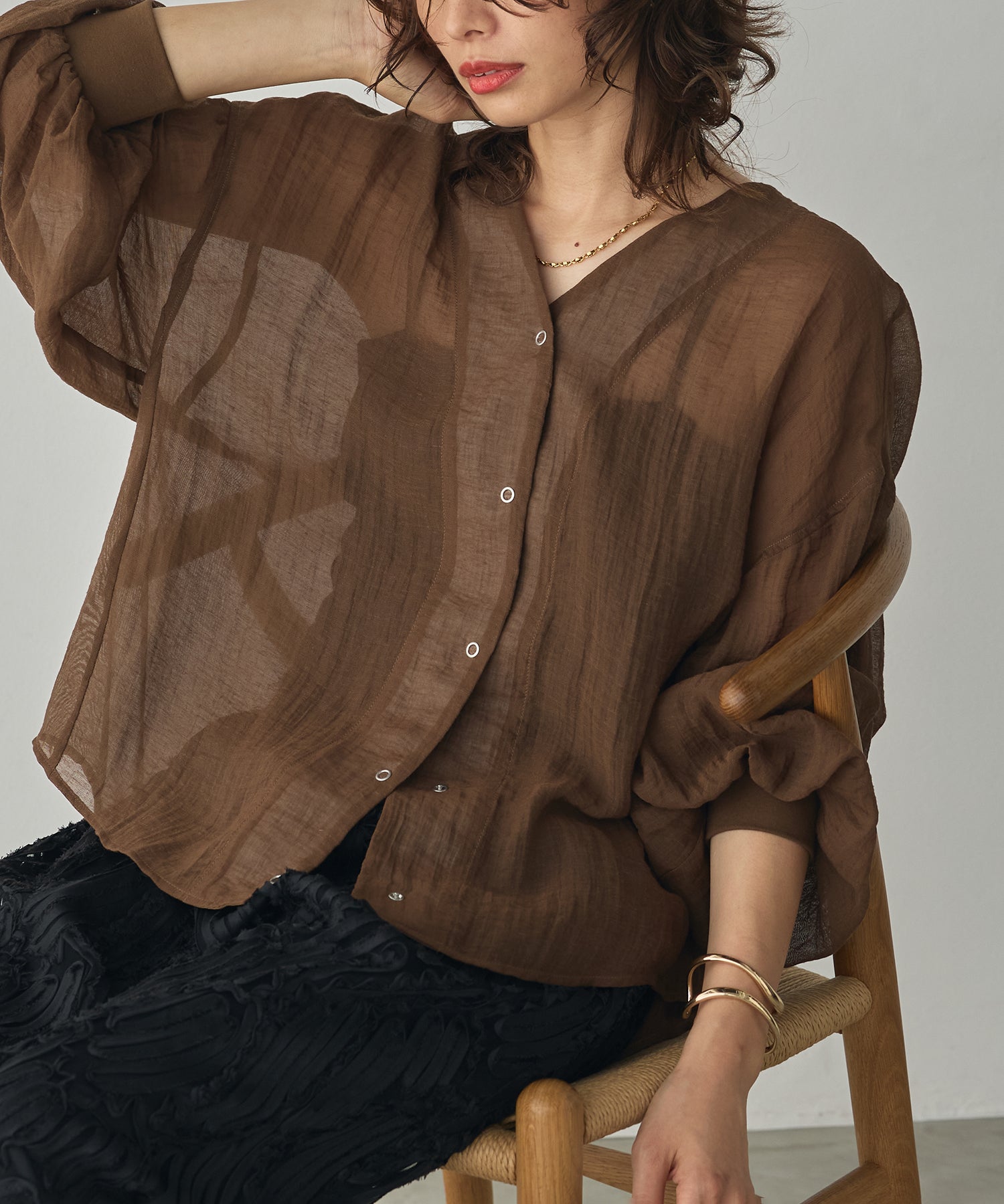 SHEER CARDIGAN