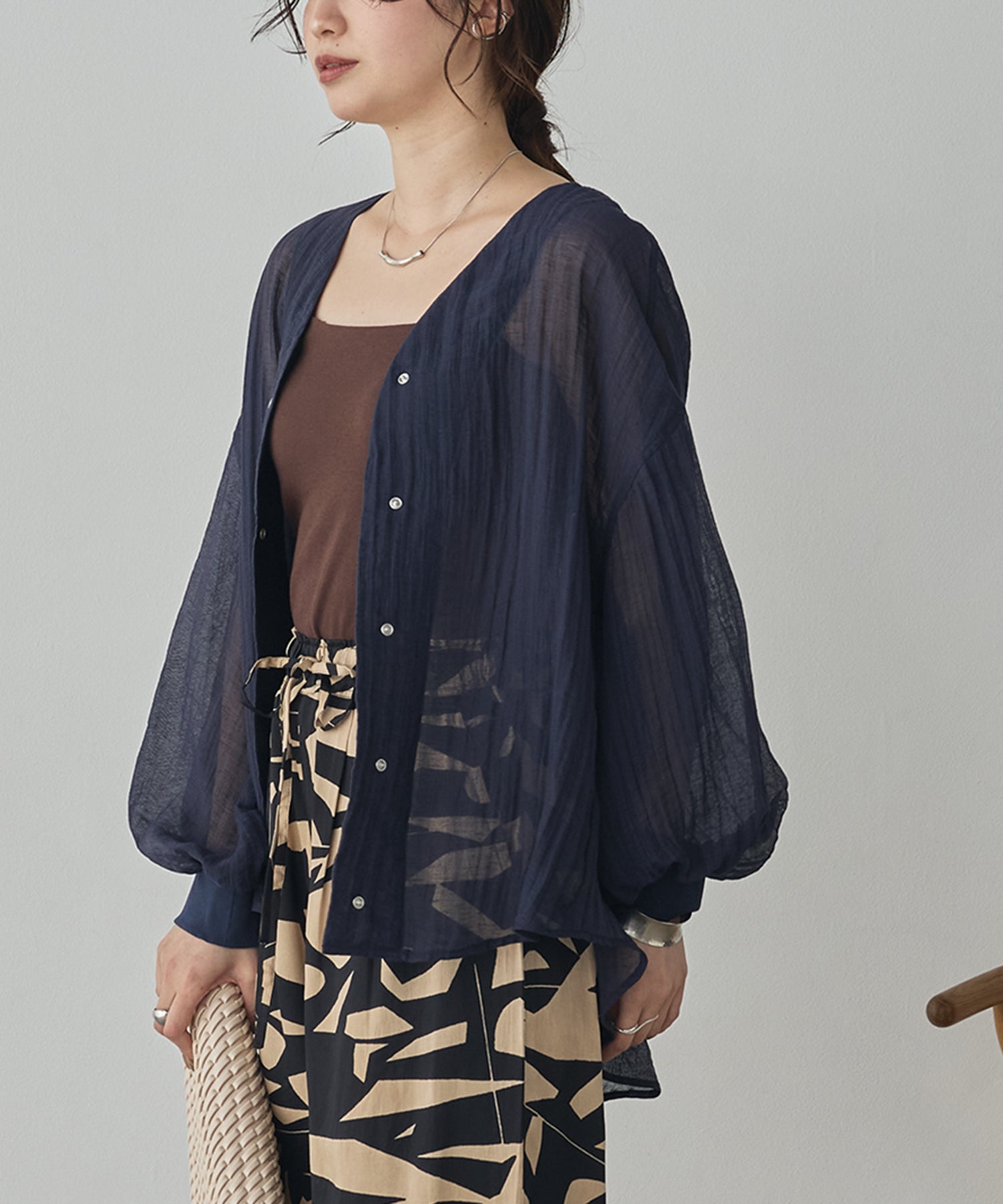 SHEER CARDIGAN