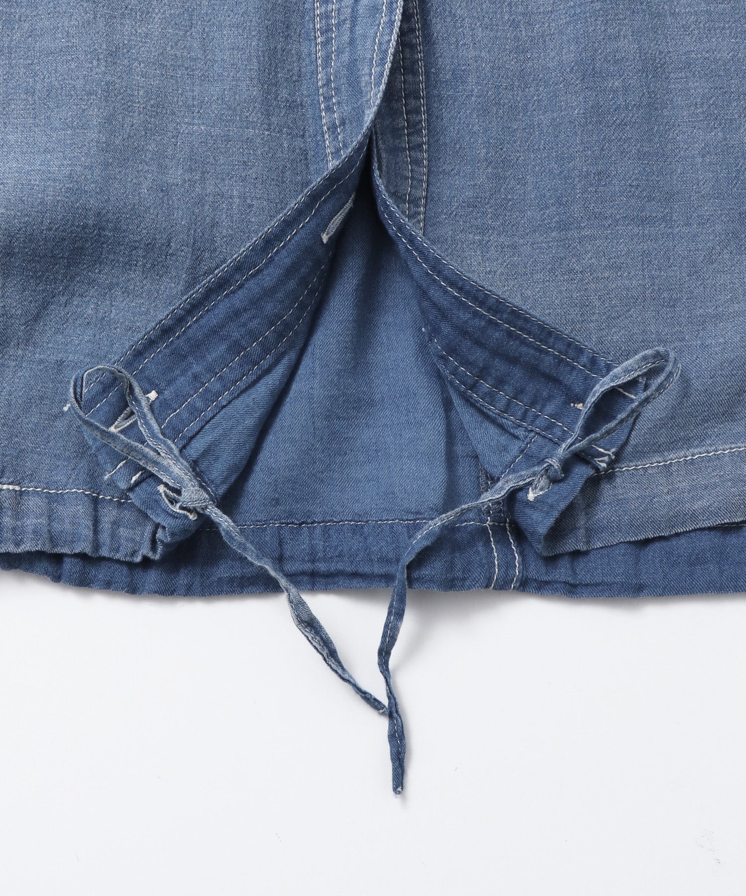 SHEER DENIM SHIRT JACKET