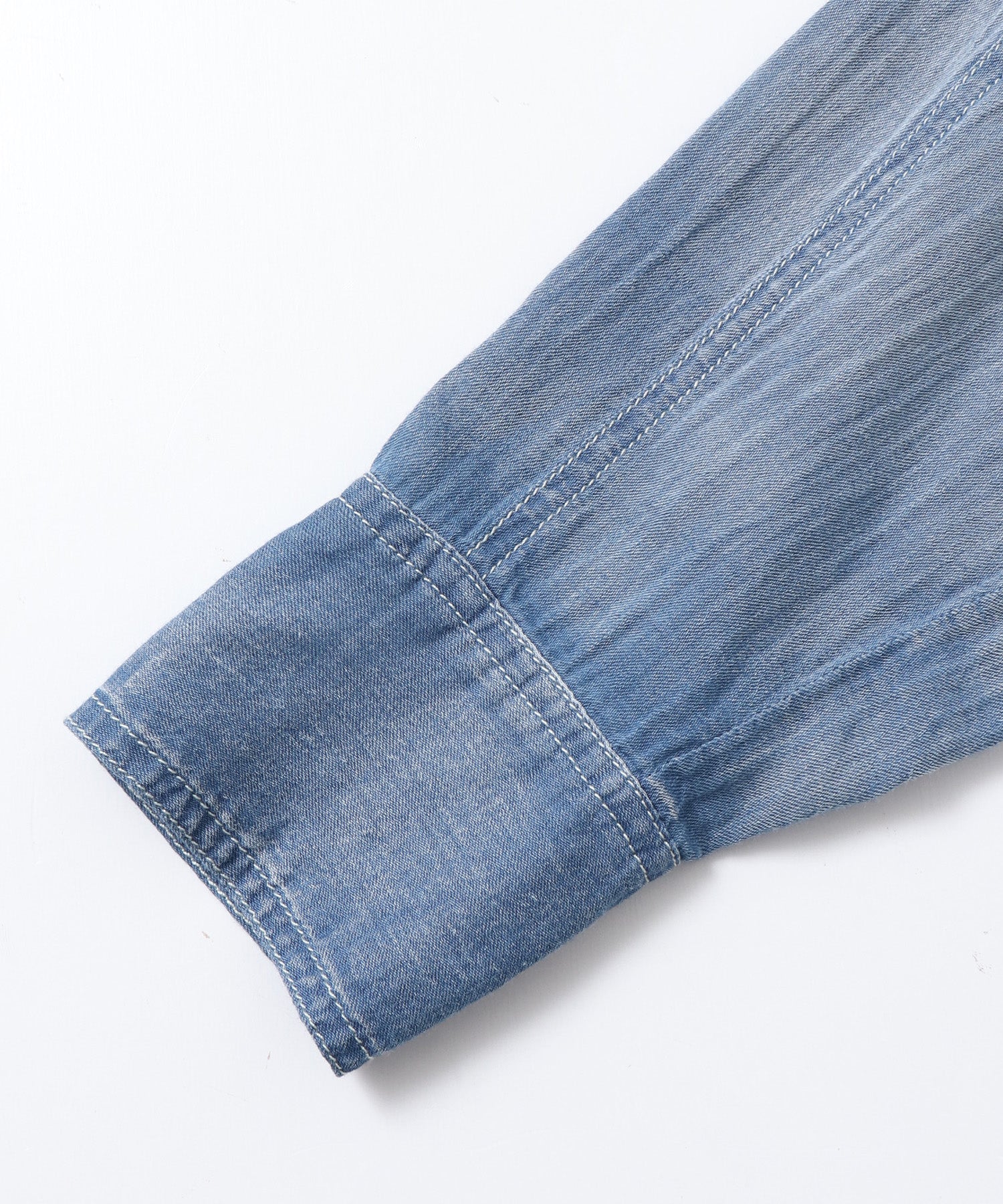 SHEER DENIM OVERSHIRT