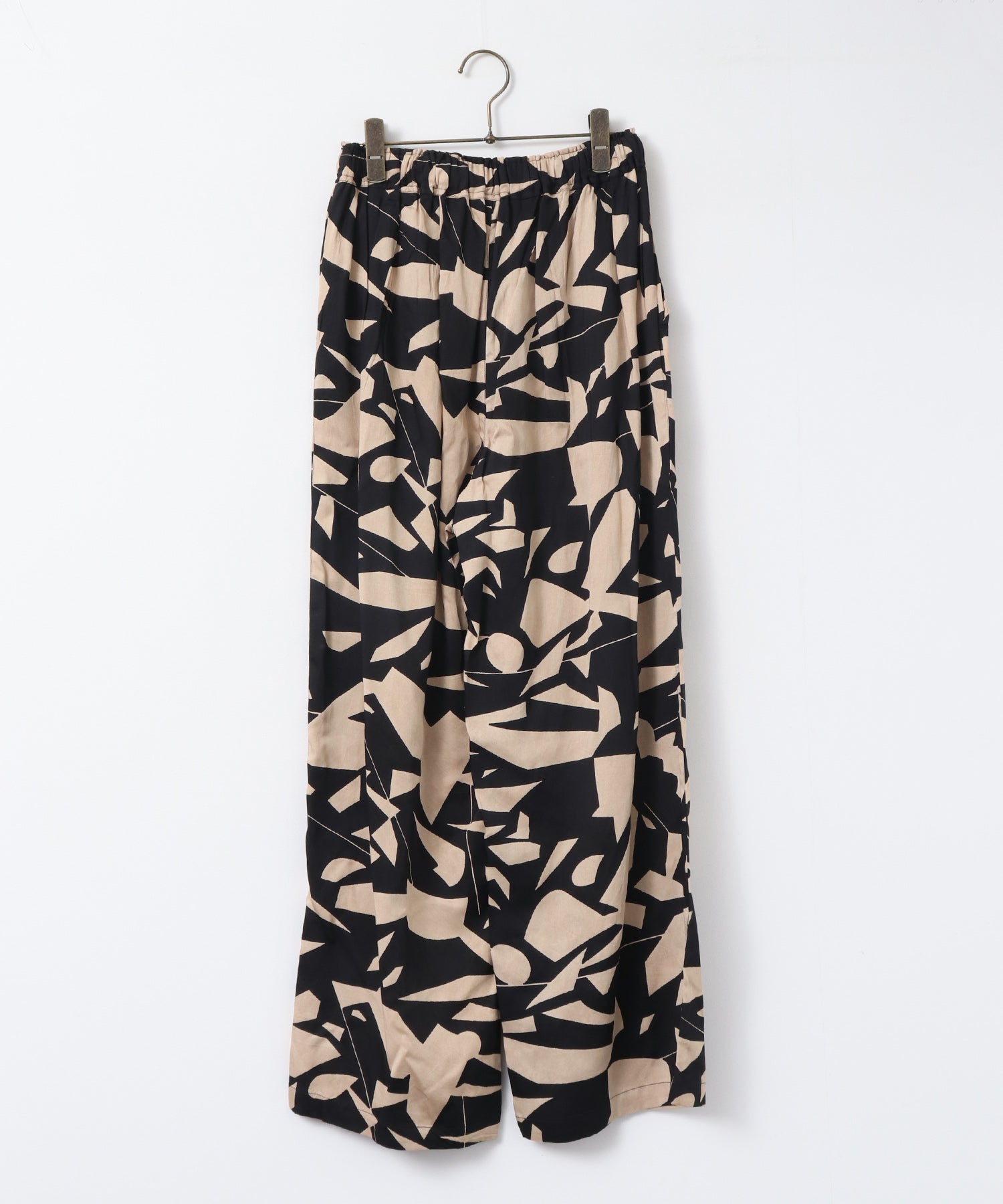 VISCOSE SATIN PRINTED EASY PANTS