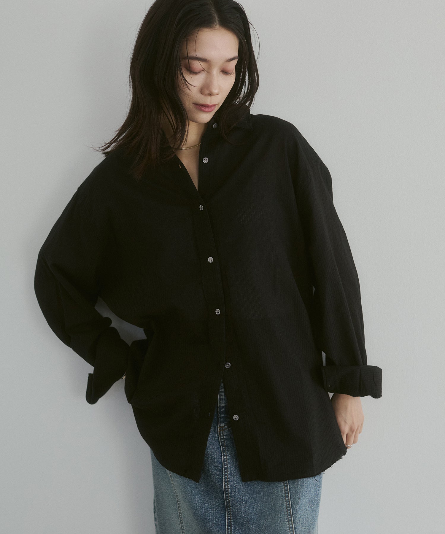DOBBY STRIPE SHIRT