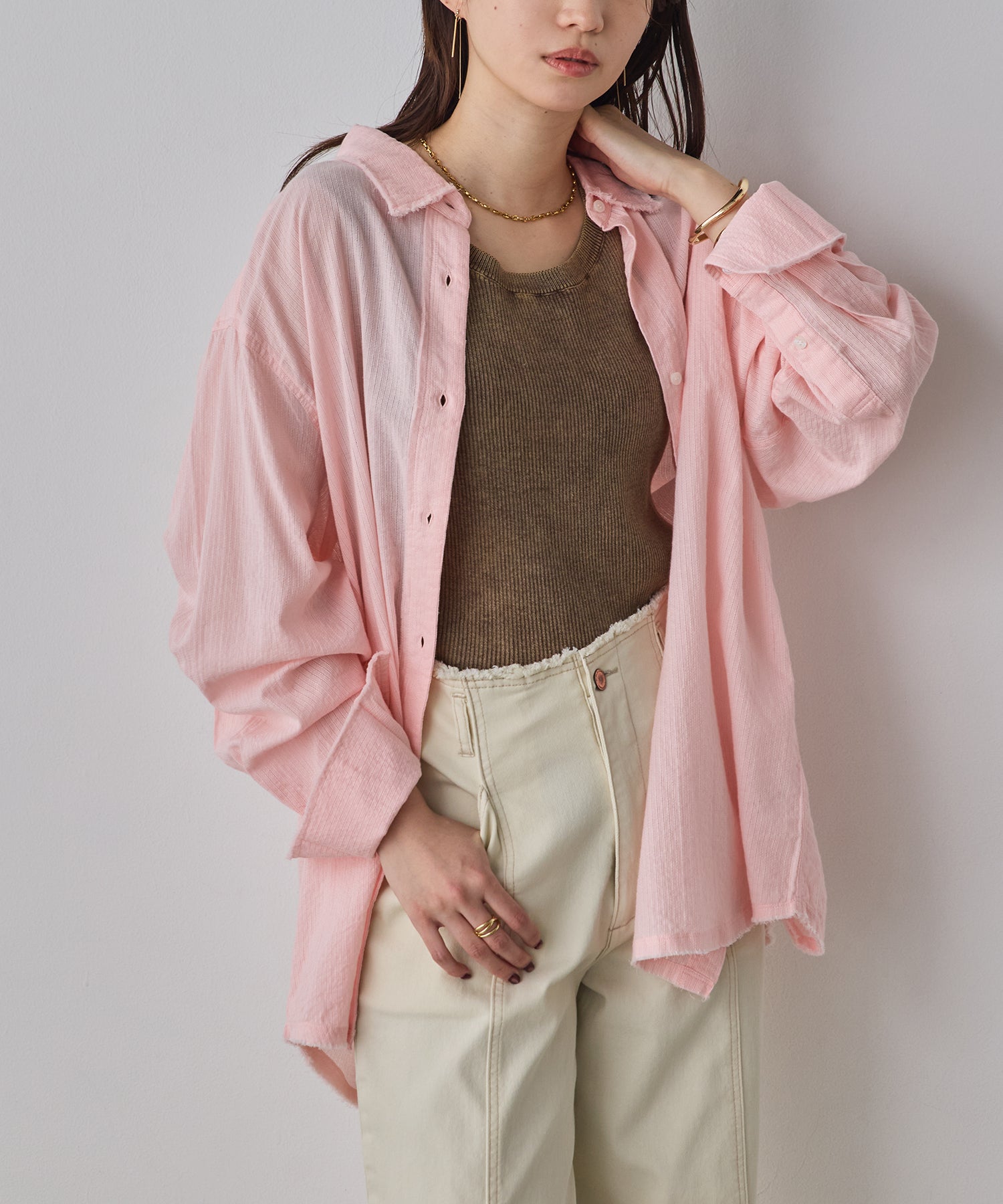 DOBBY STRIPE SHIRT