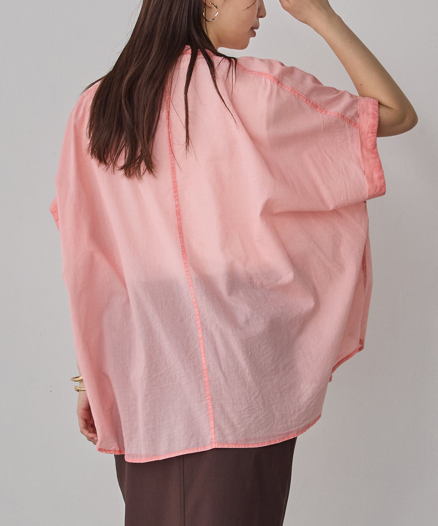 ACID-WASH SHORT-SLEEVE SHIRT