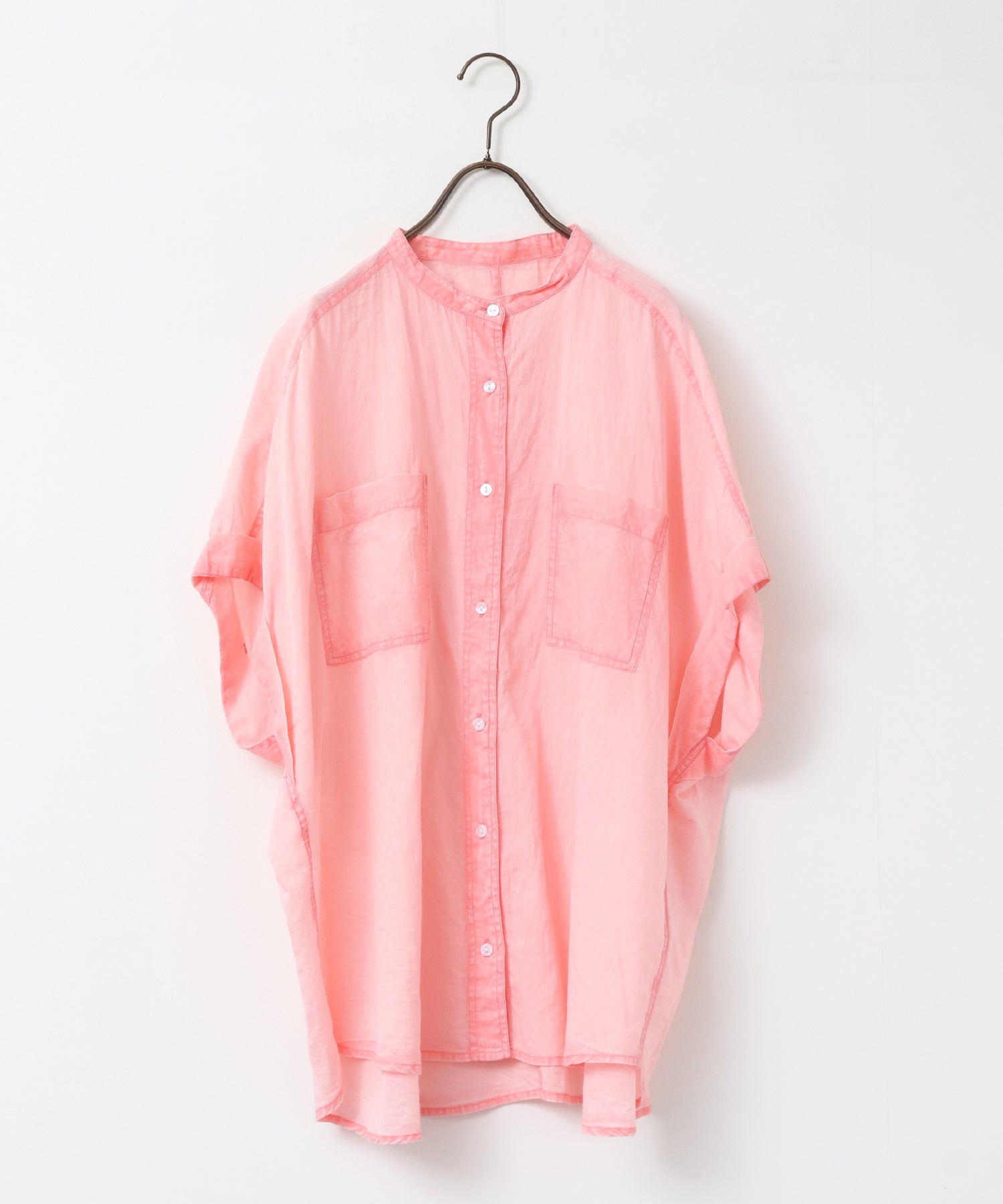 ACID-WASH SHORT-SLEEVE SHIRT