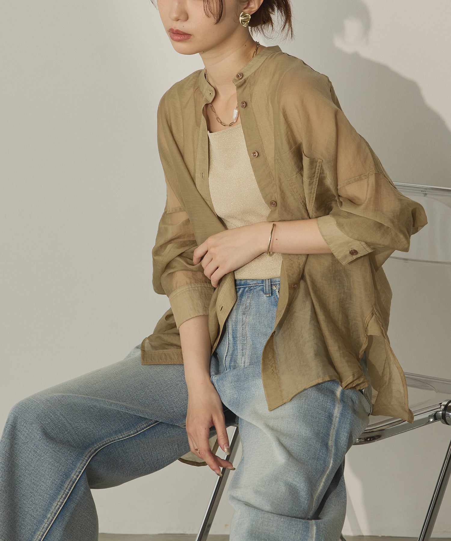 【WEB限定/別注】オーバーシアーシャツ