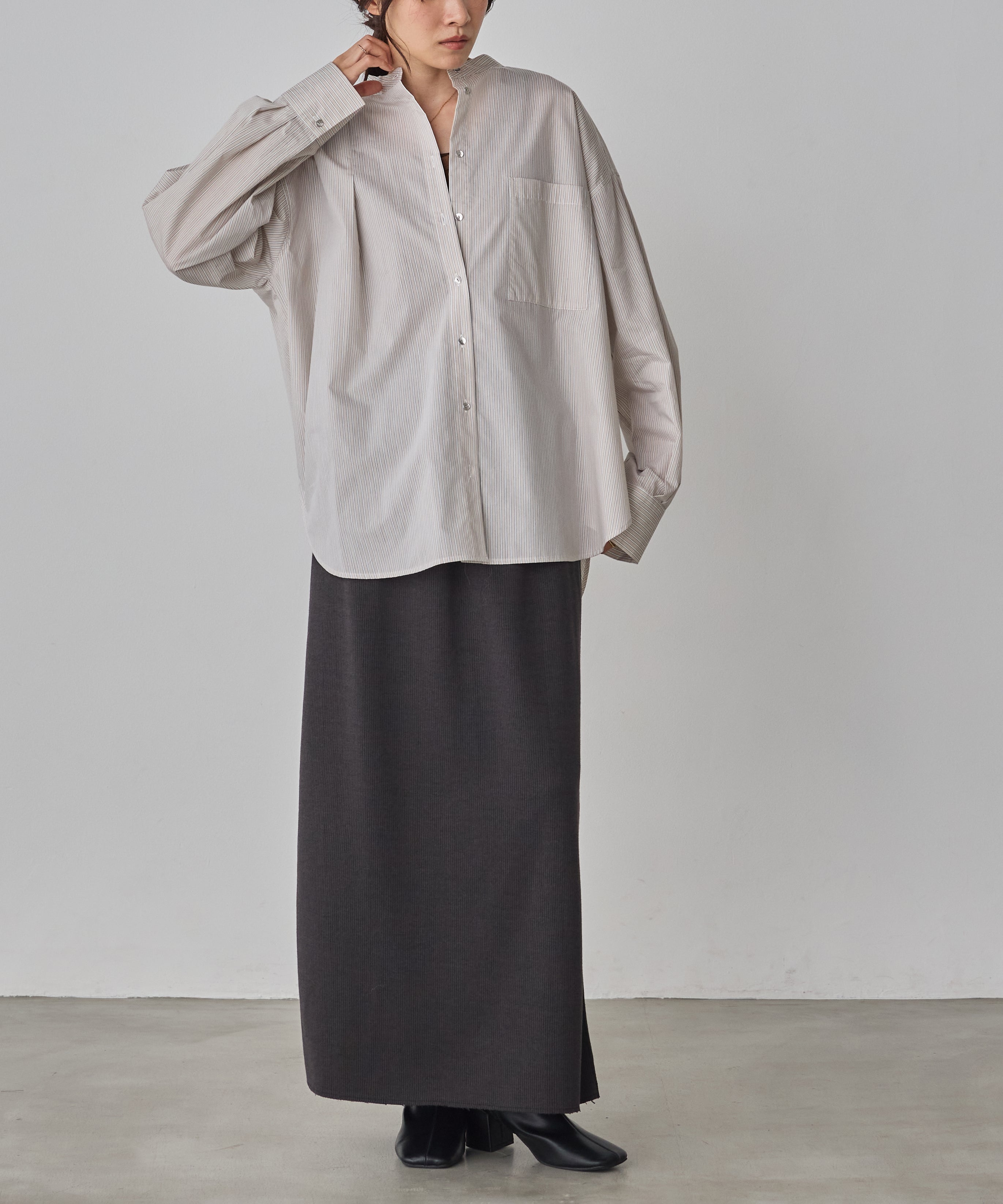 model : H160 着用サイズ : FREE