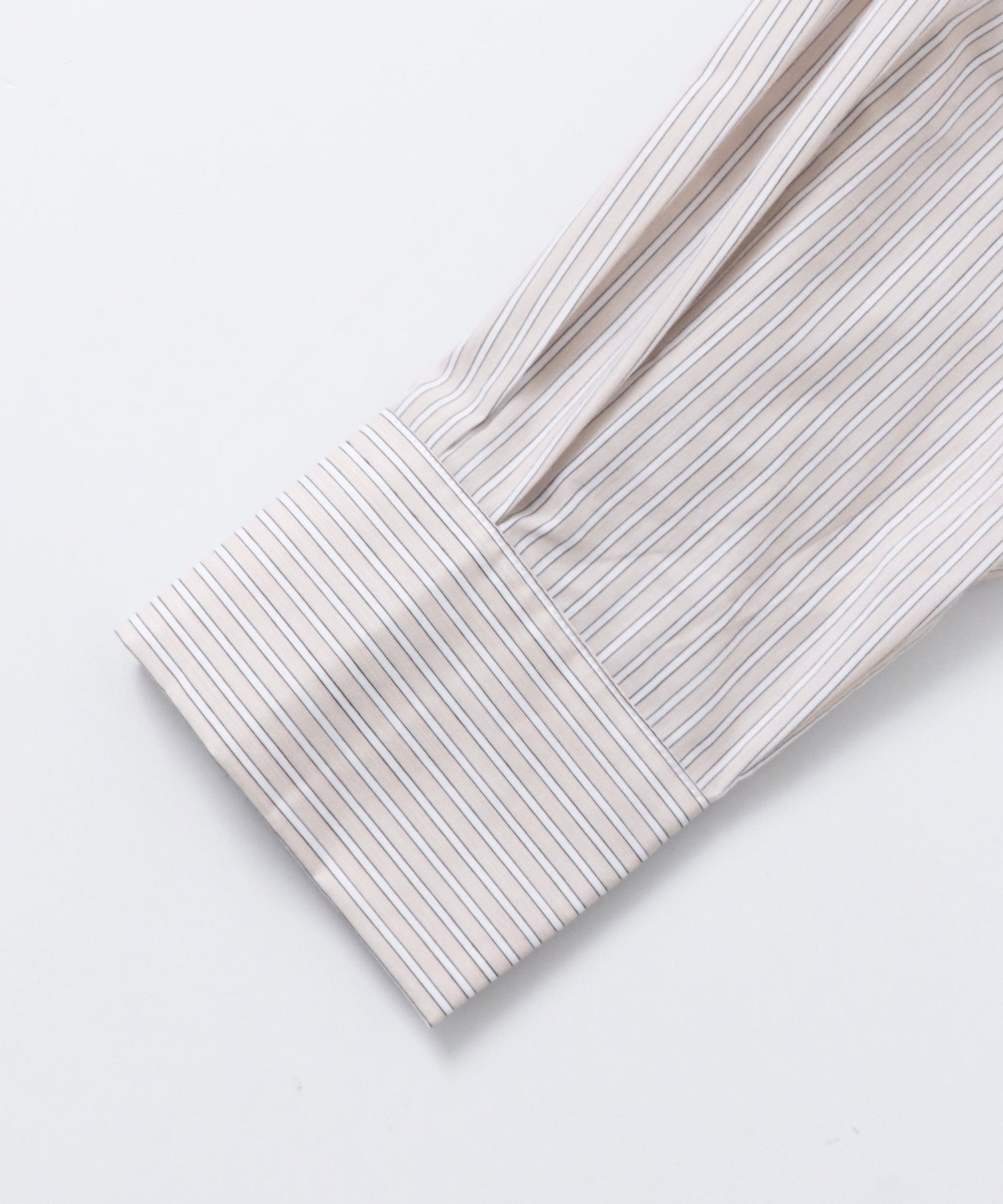 【WEB限定/別注】【イージーケア】バンドカラーオーバーデザインシャツ