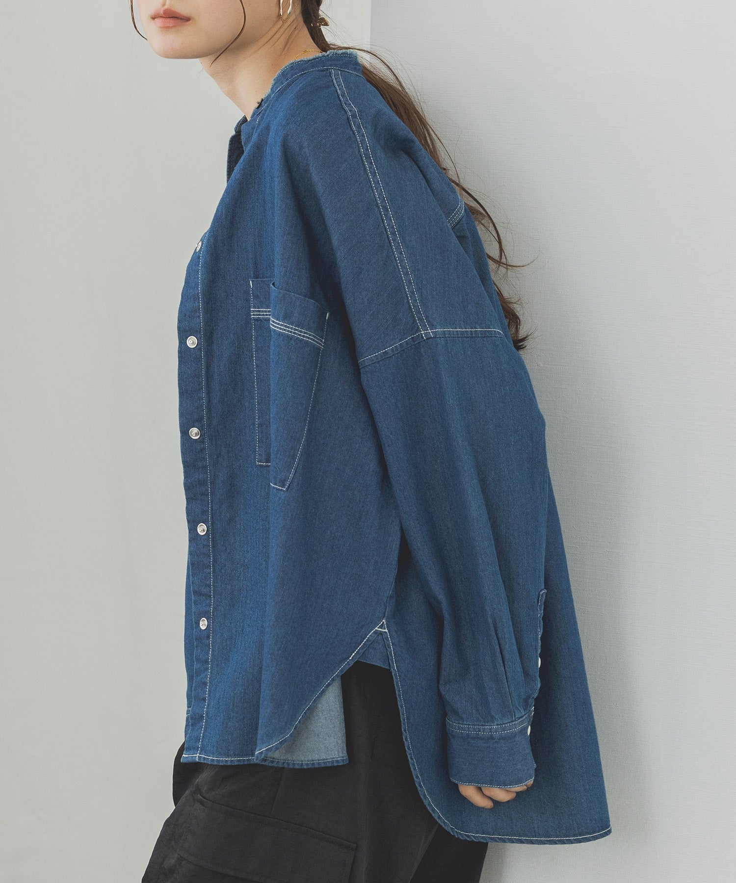 【新色追加】デニムオーバーシャツ