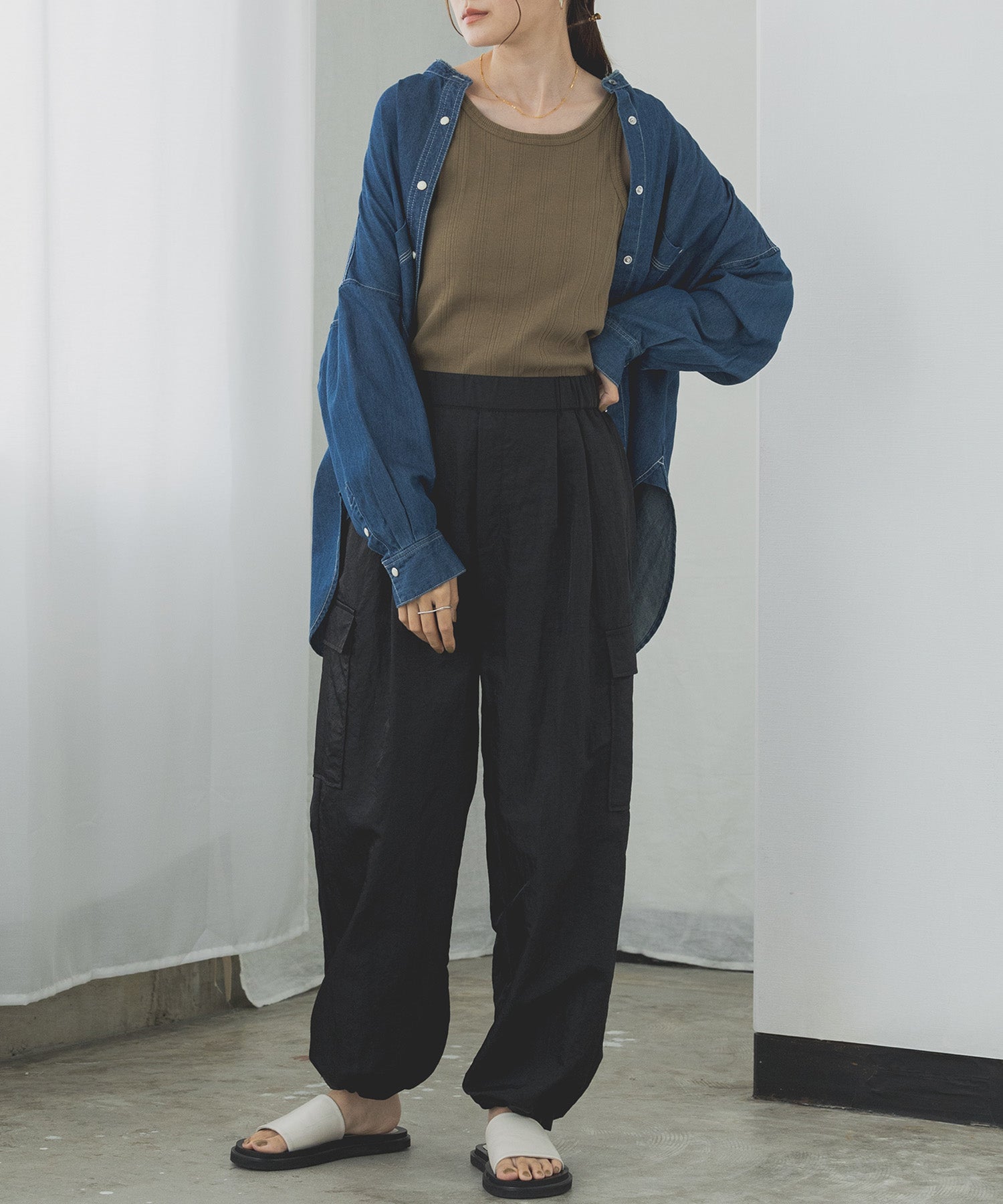 【新色追加】デニムオーバーシャツ