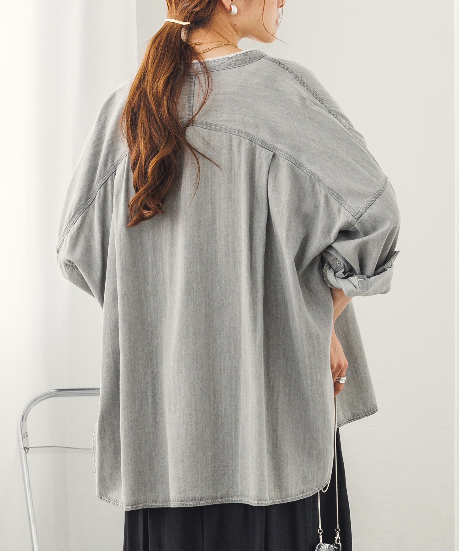 【新色追加】デニムオーバーシャツ