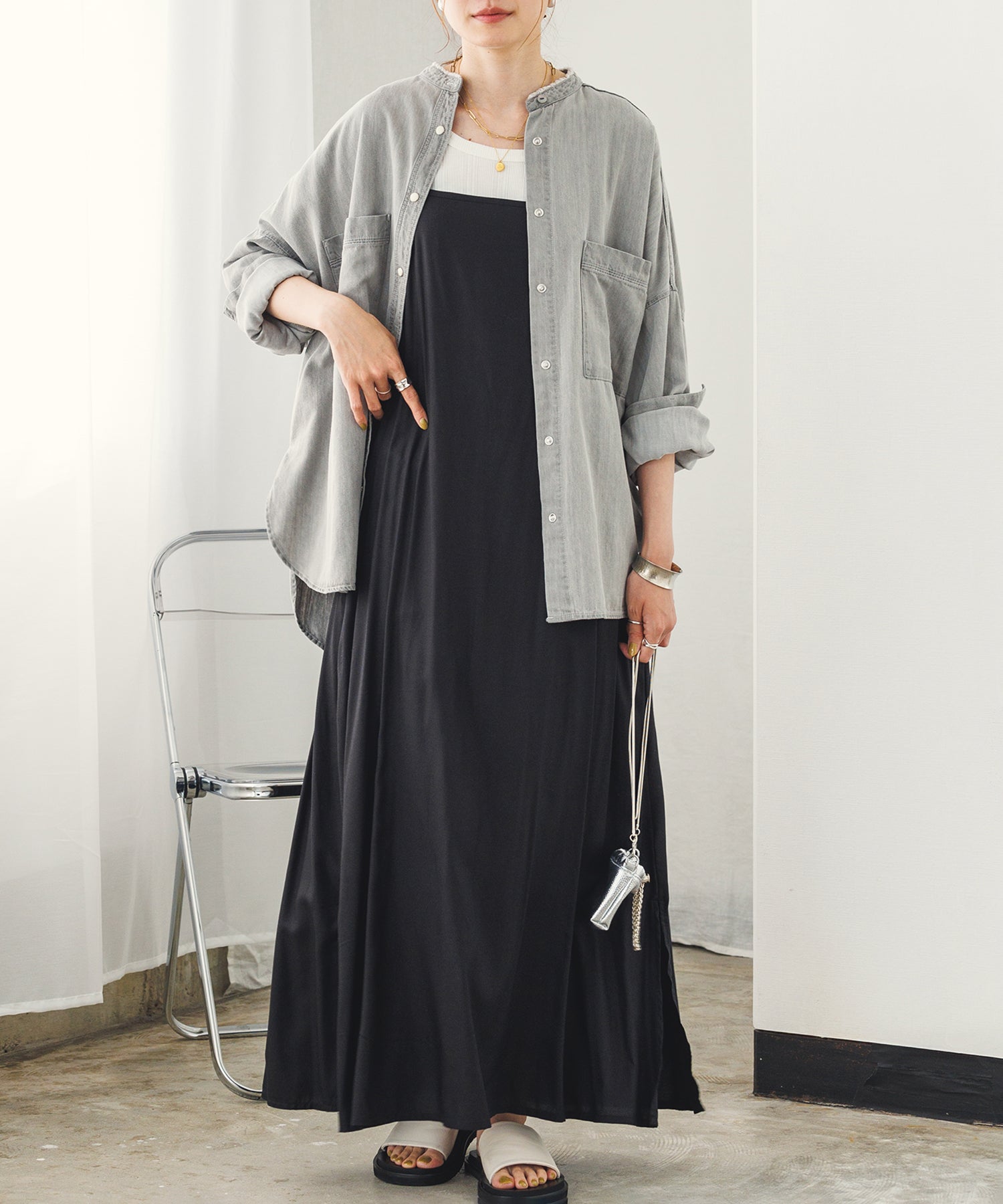 【新色追加】デニムオーバーシャツ