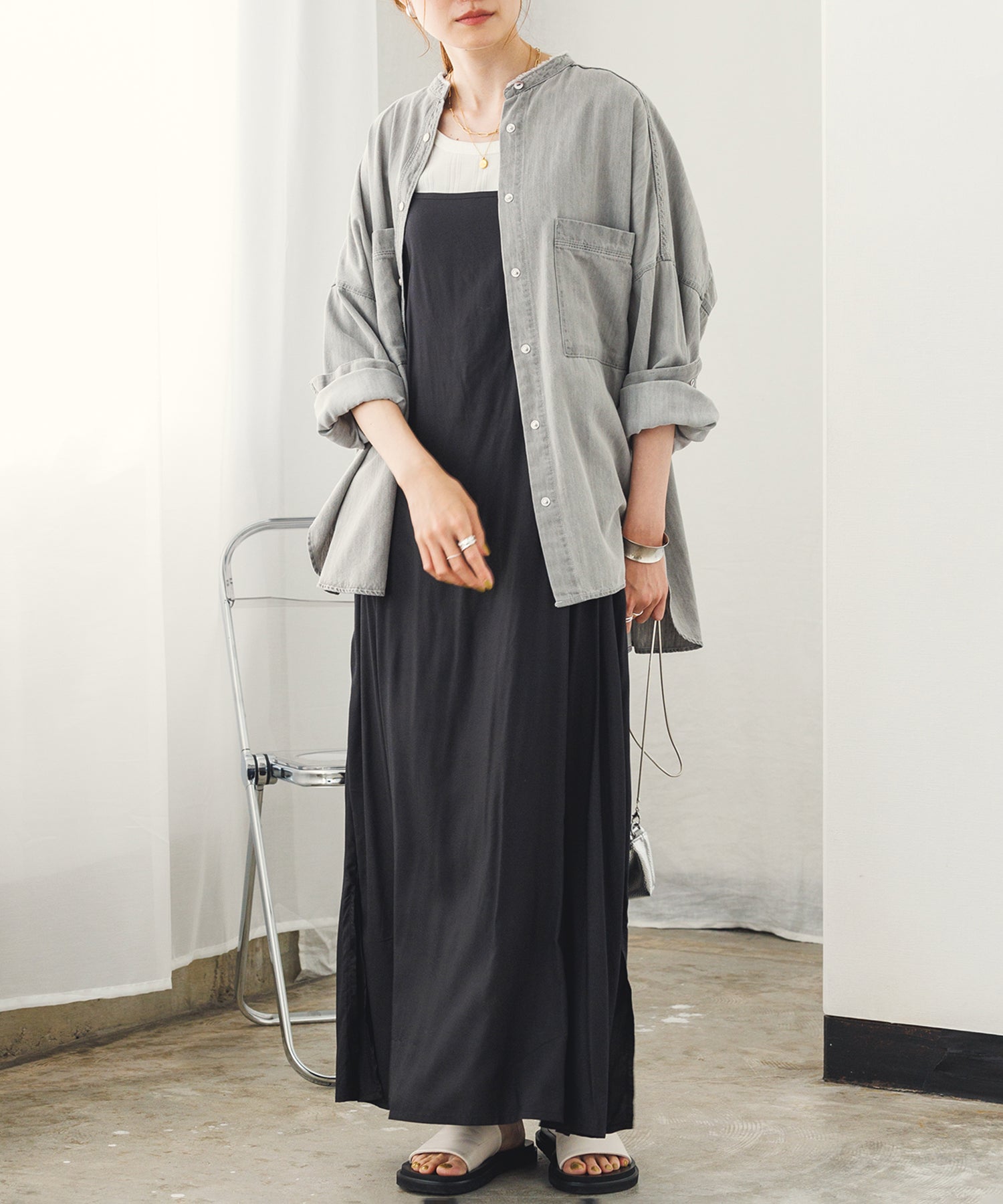 【新色追加】デニムオーバーシャツ