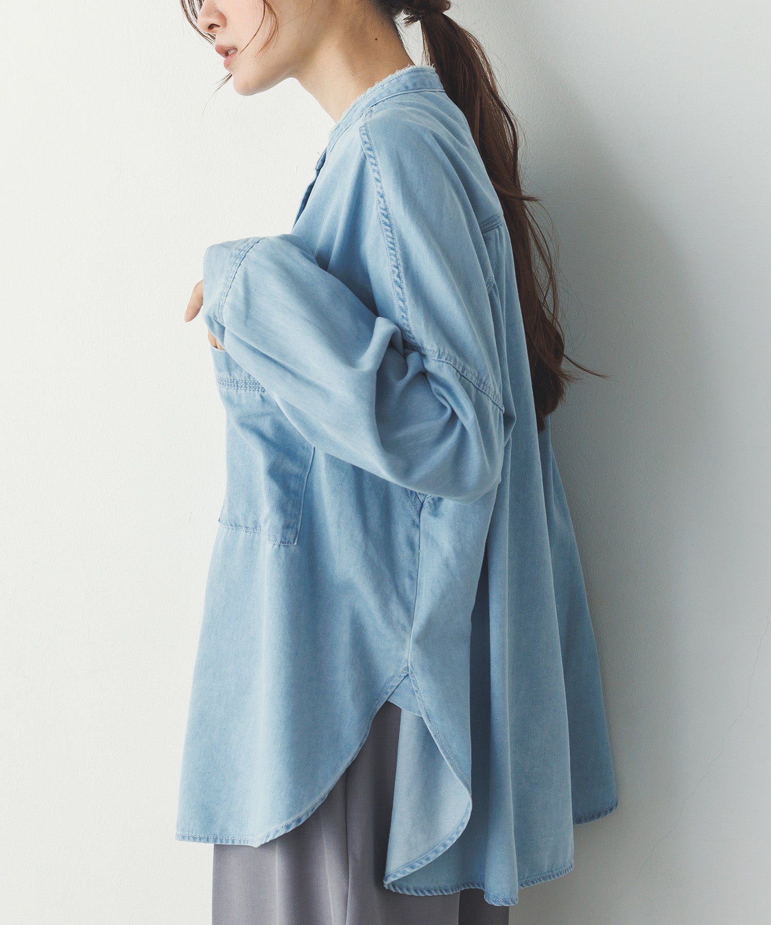 【新色追加】デニムオーバーシャツ