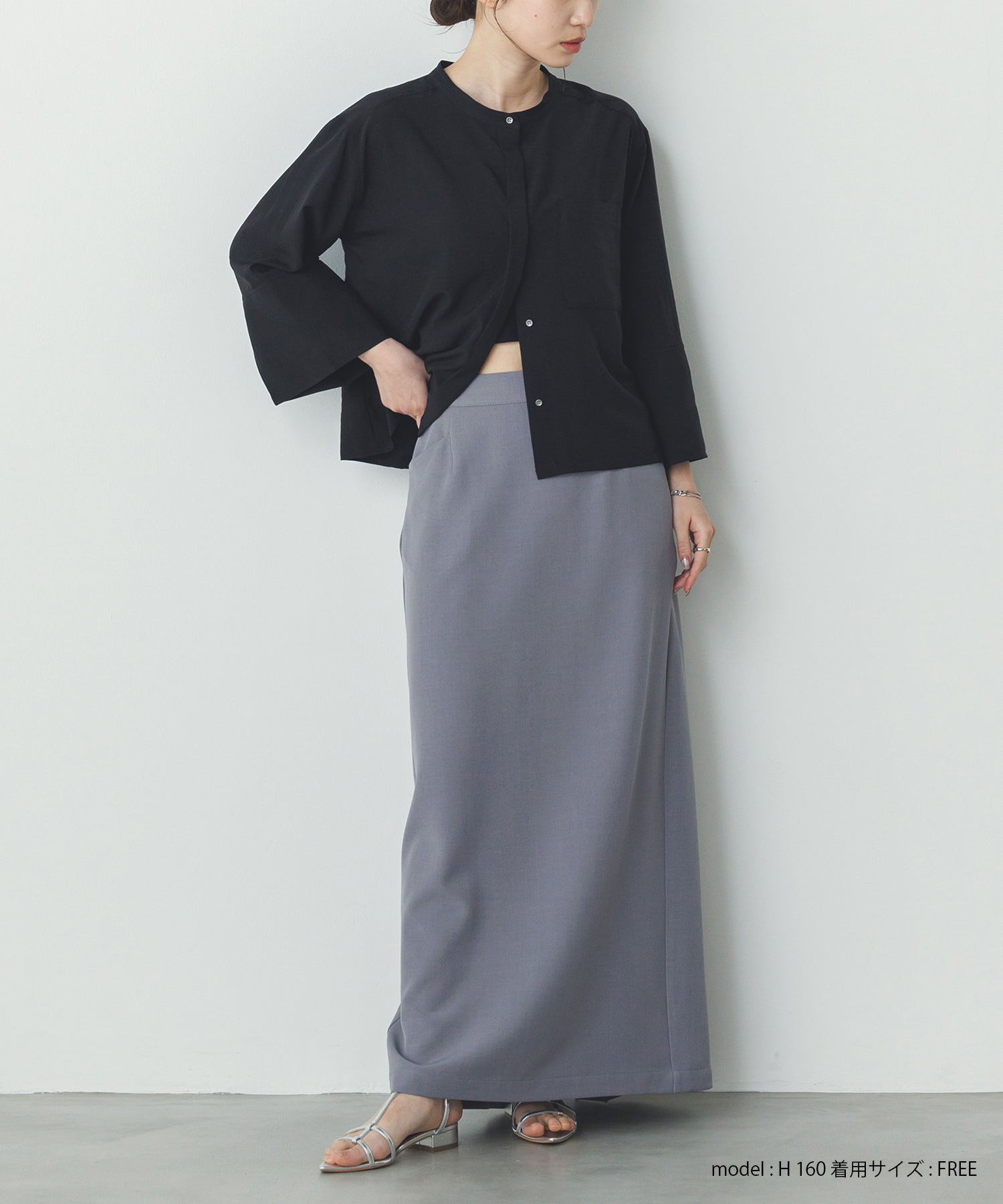 スパンローン カフスポイントシャツ