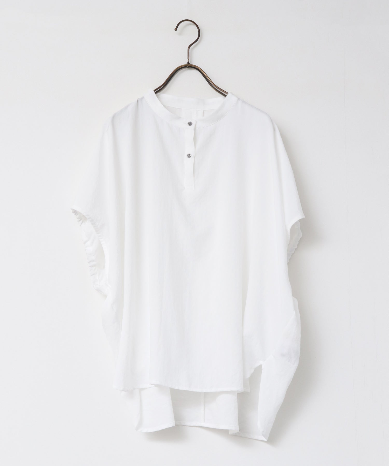 スパンローン ボリュームフレンチブラウス