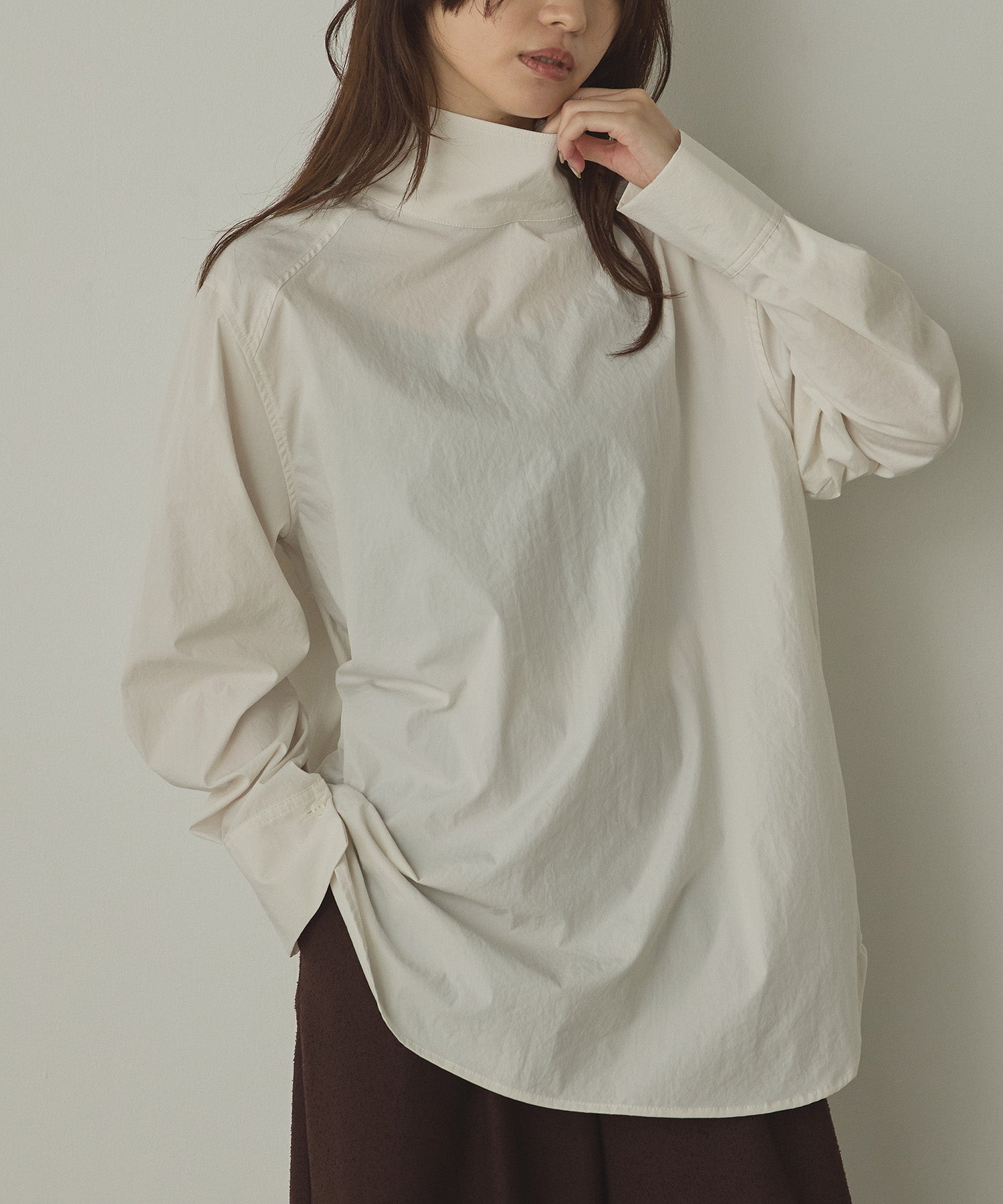 2WAY ハイネックシャツ