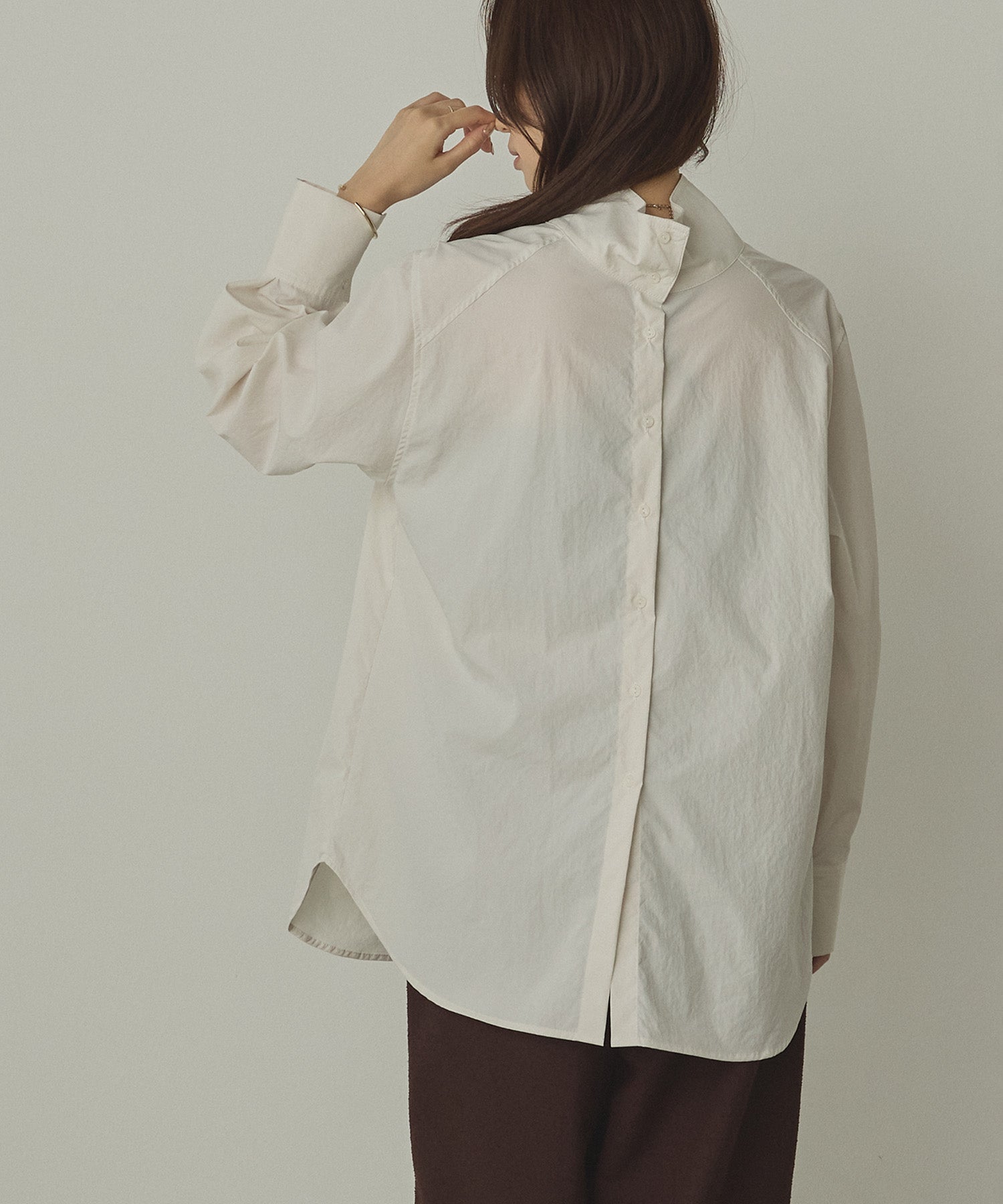 2WAY HIGH NECK SHIRT