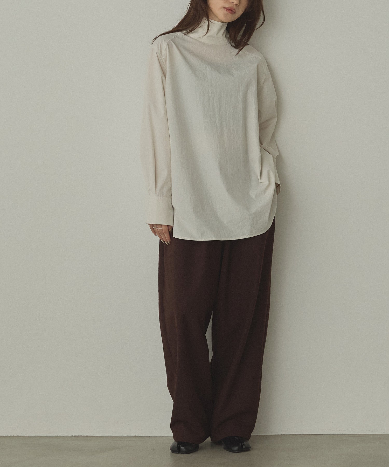 2WAY HIGH NECK SHIRT