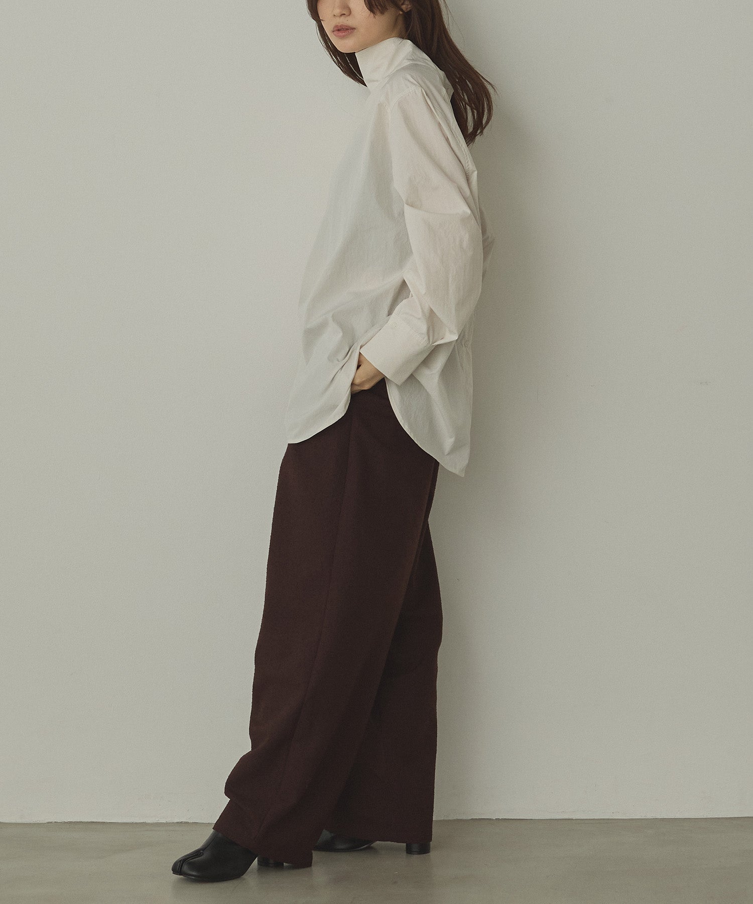 2WAY HIGH NECK SHIRT