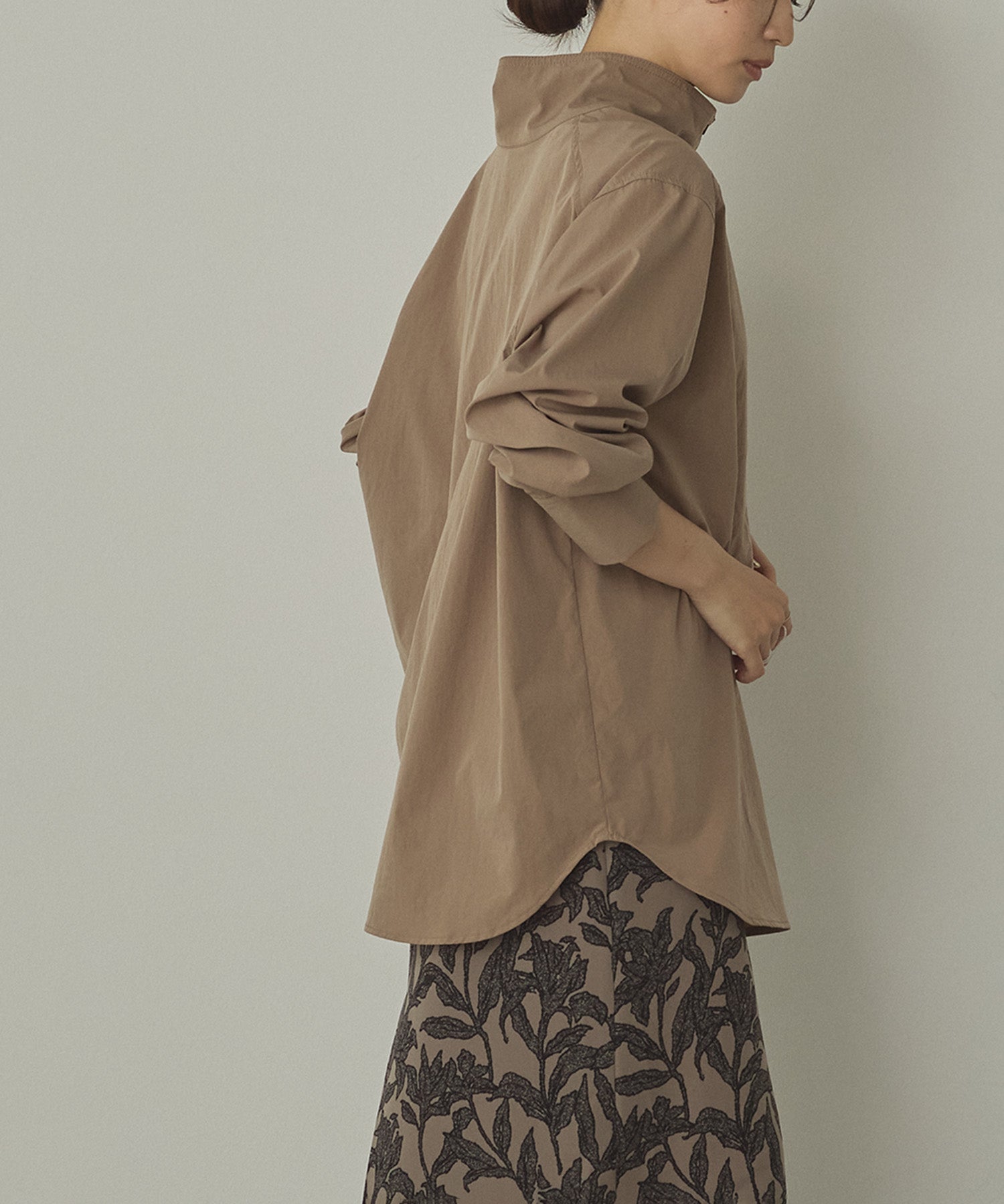2WAY HIGH NECK SHIRT