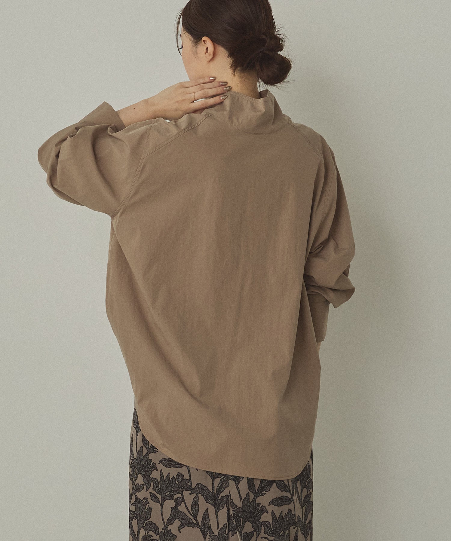 2WAY HIGH NECK SHIRT