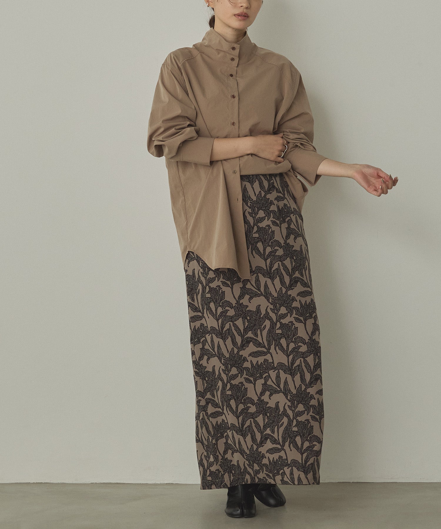 2WAY HIGH NECK SHIRT
