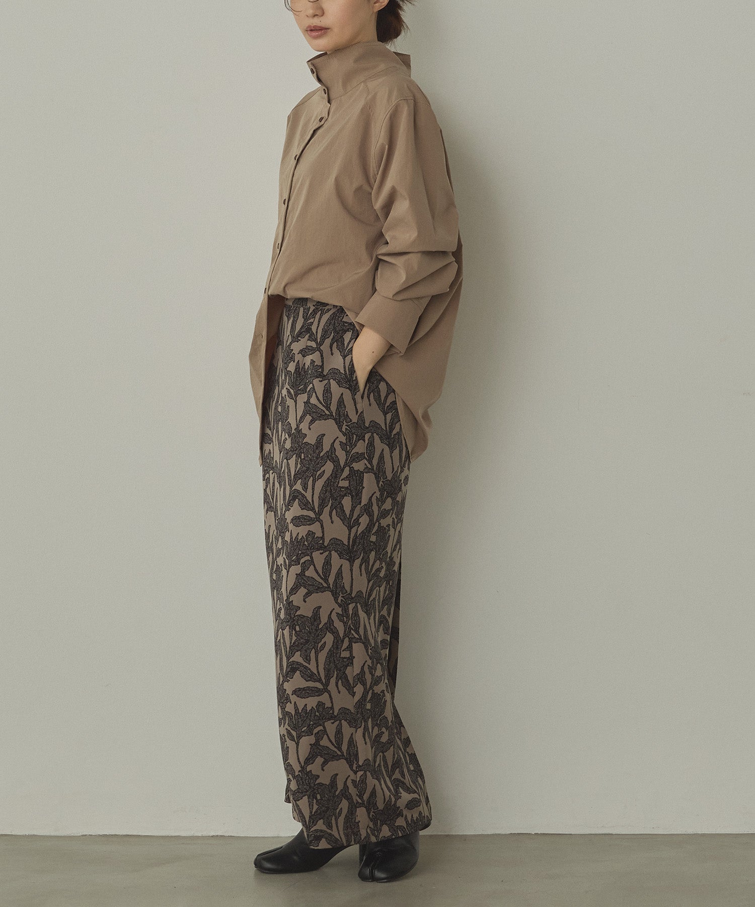 2WAY HIGH NECK SHIRT