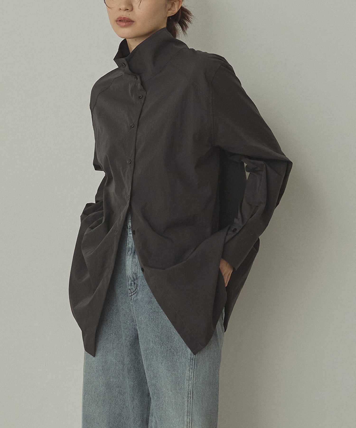 2WAY HIGH NECK SHIRT